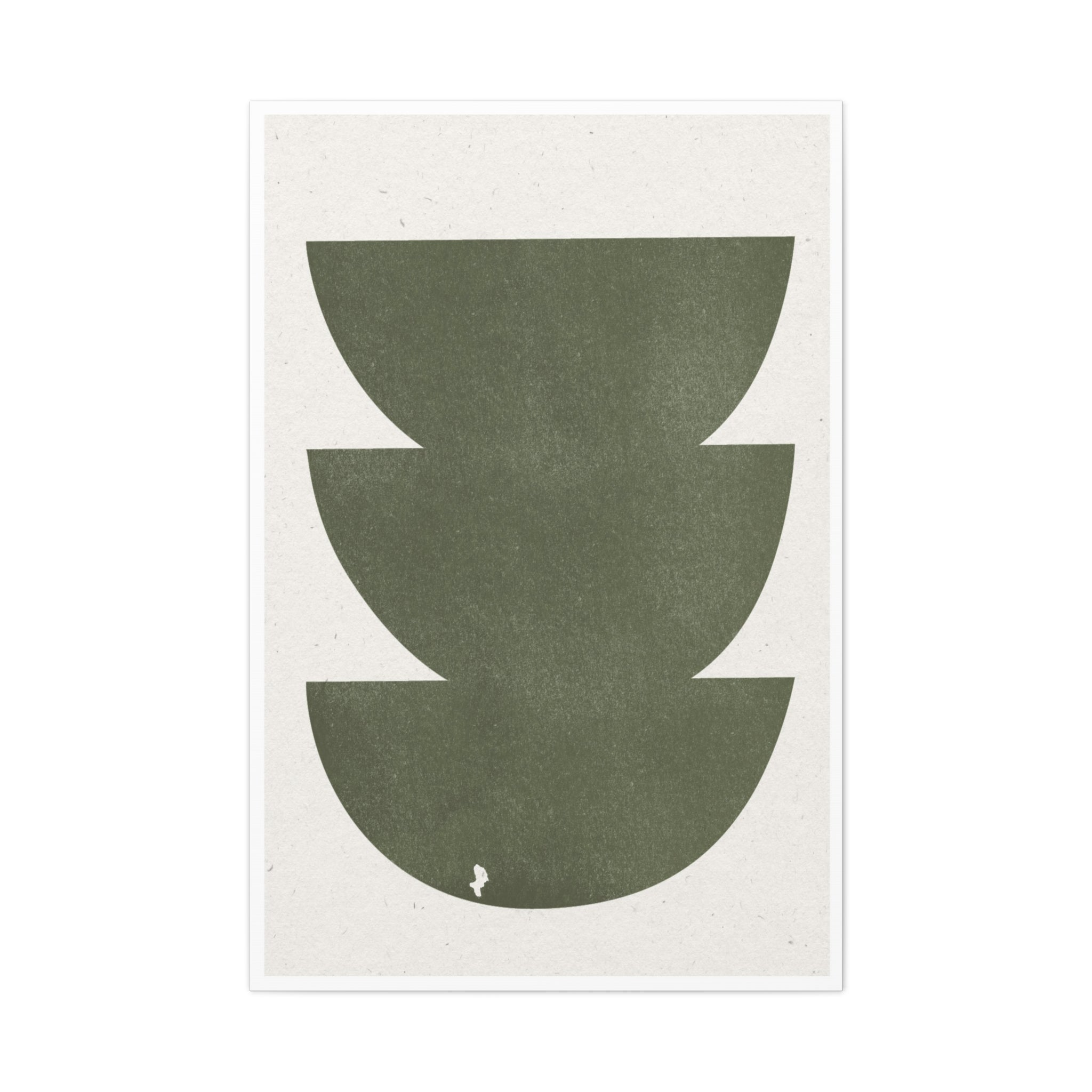 Olive Balance Forms - Canvas