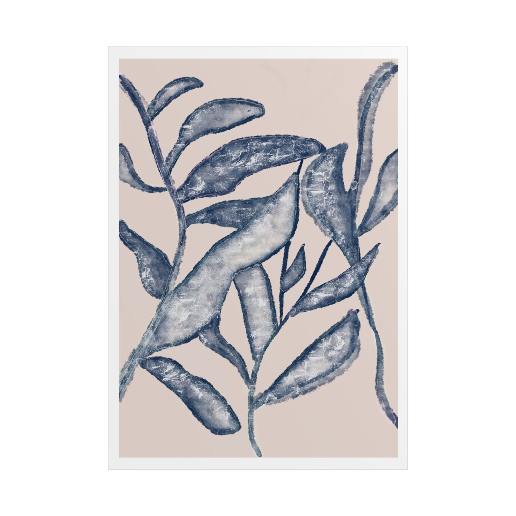 Moonlit Botanical Veil - Poster