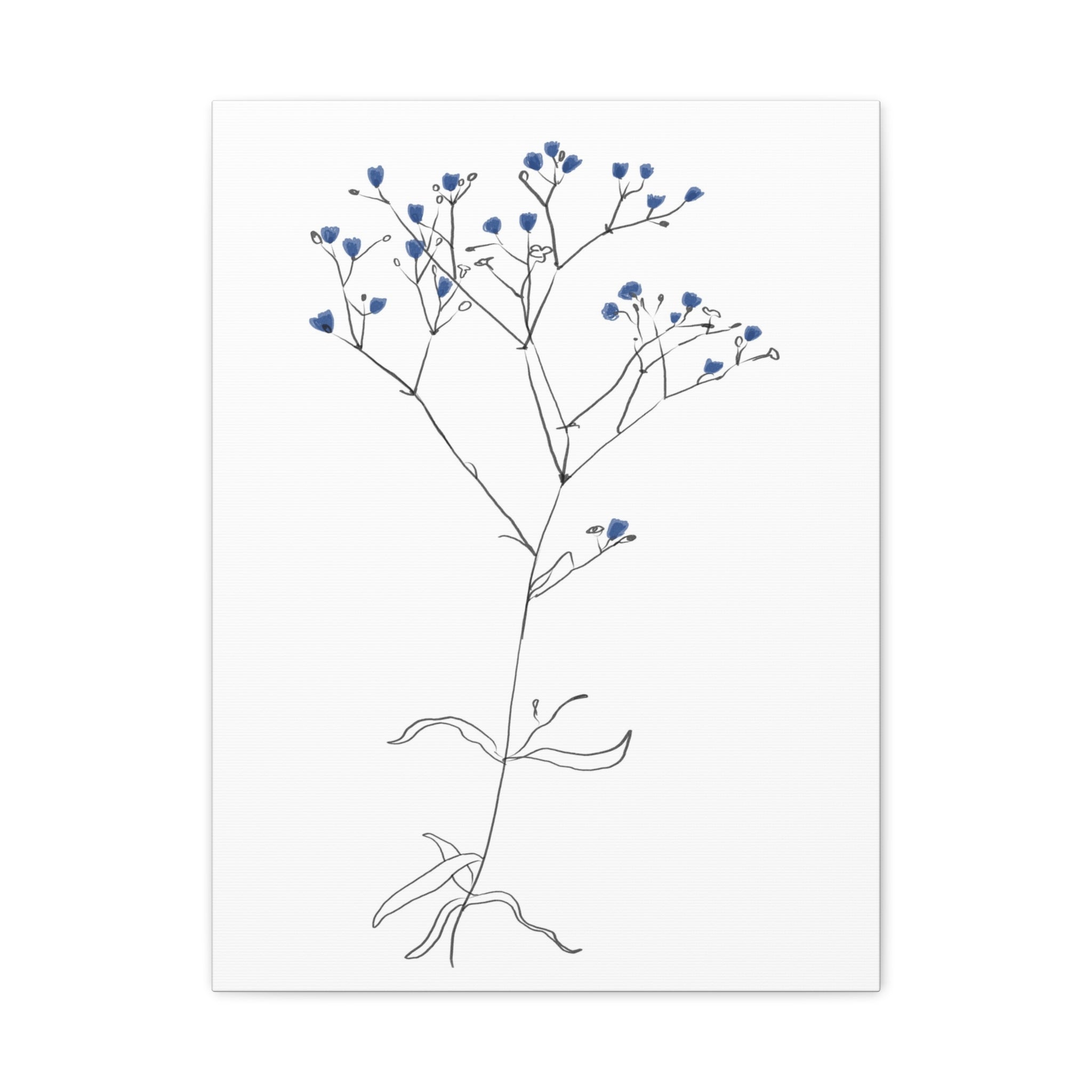 Blue Meadow Whisper - Canvas