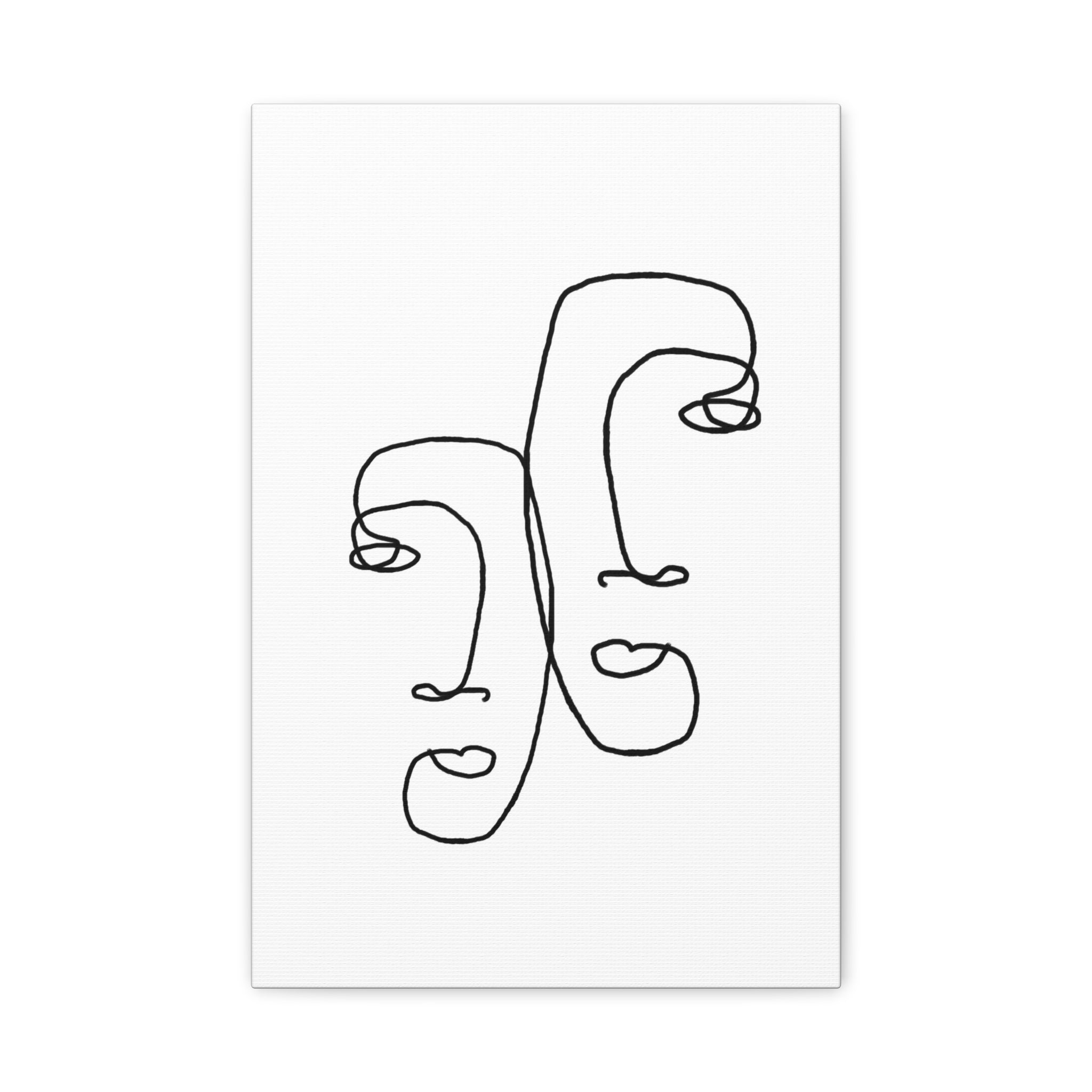 Silent Dual Reflections - Canvas