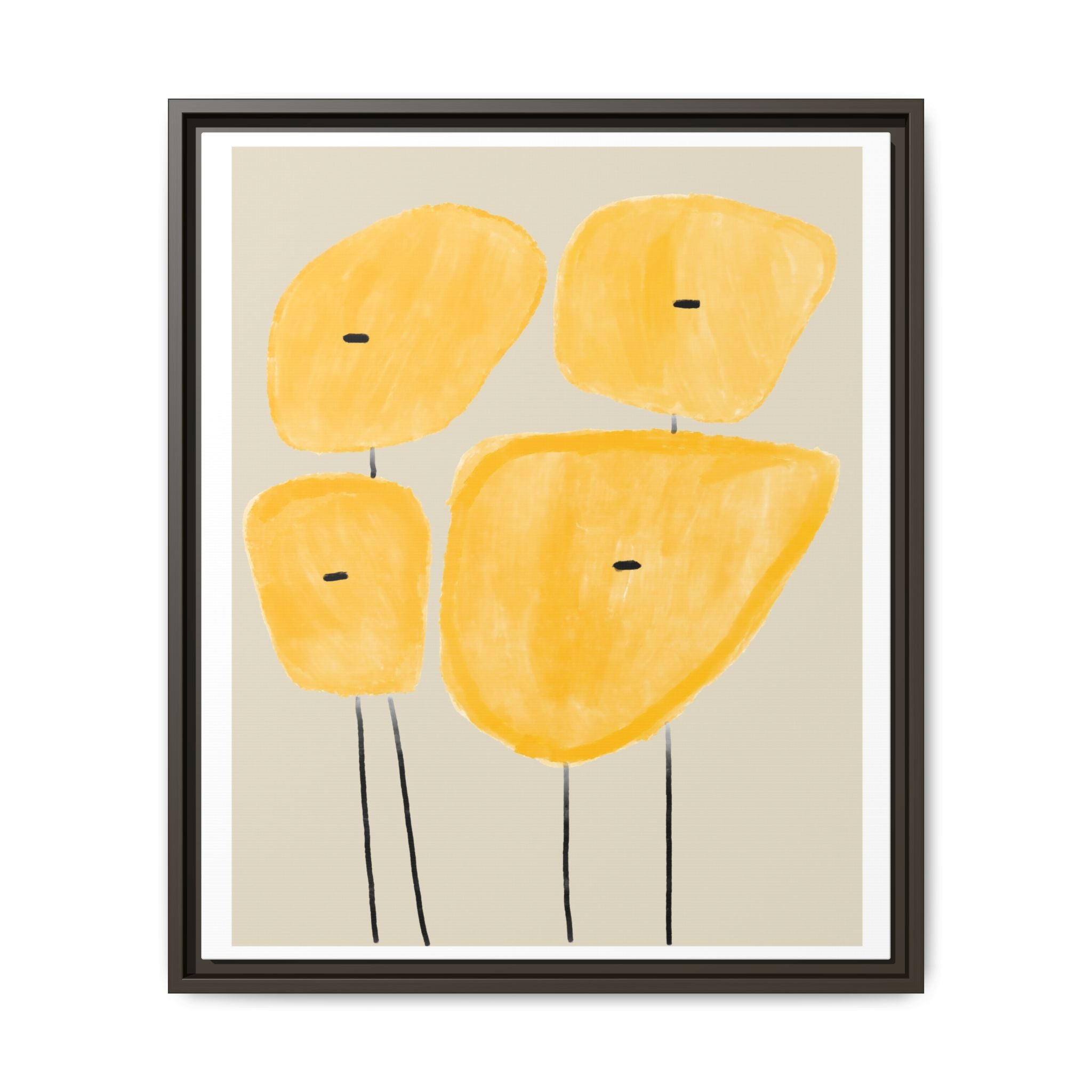 Golden Meadow Figures - Framed