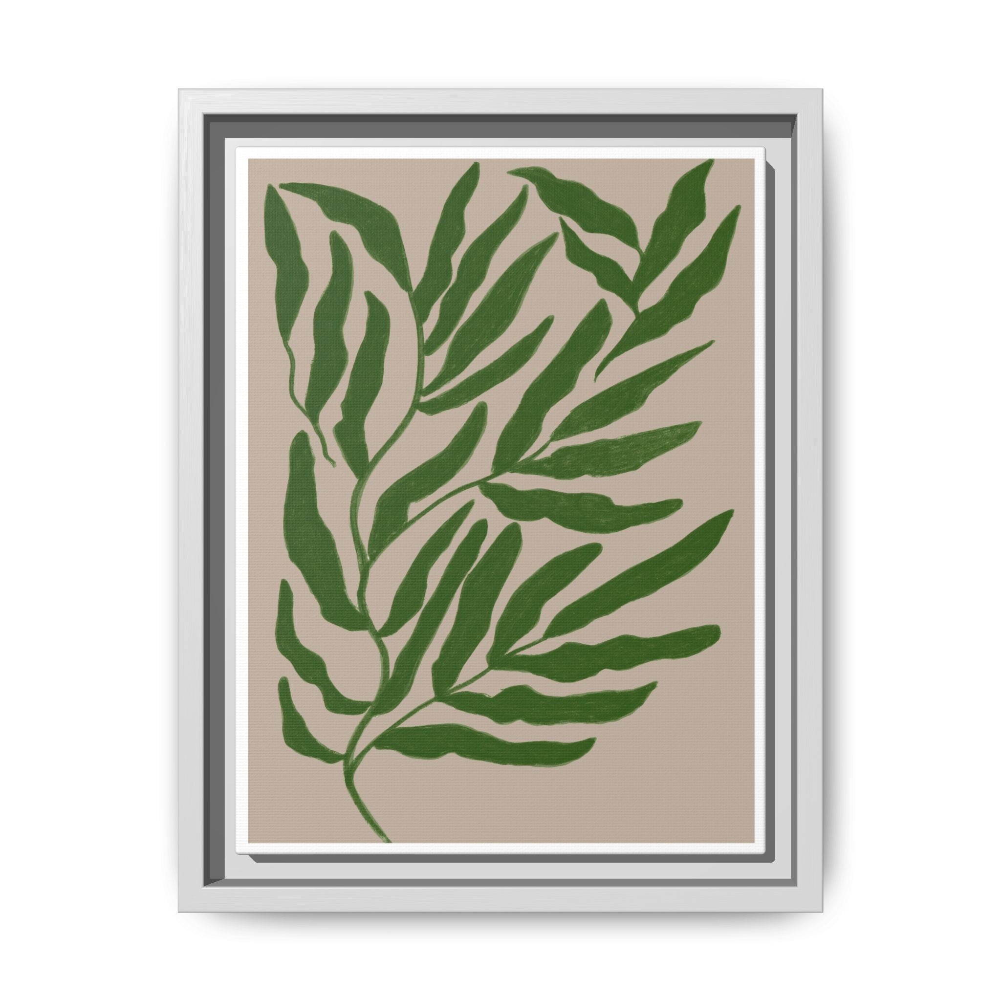 Emerald Canopy Drift - Framed