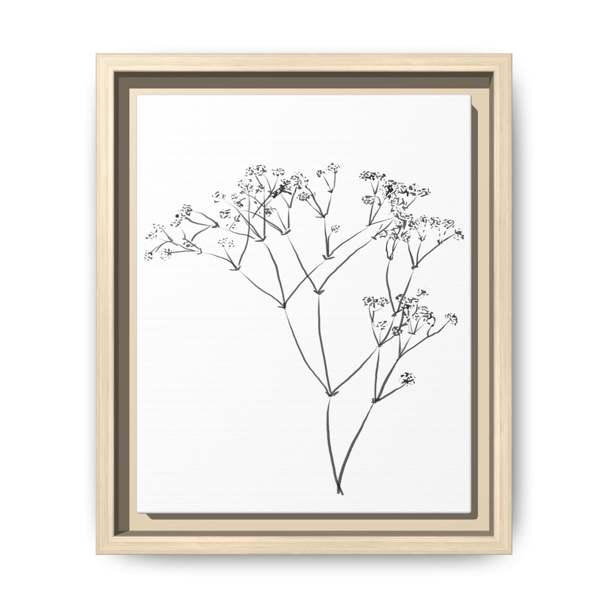 Whispering Meadow Sketch - Framed