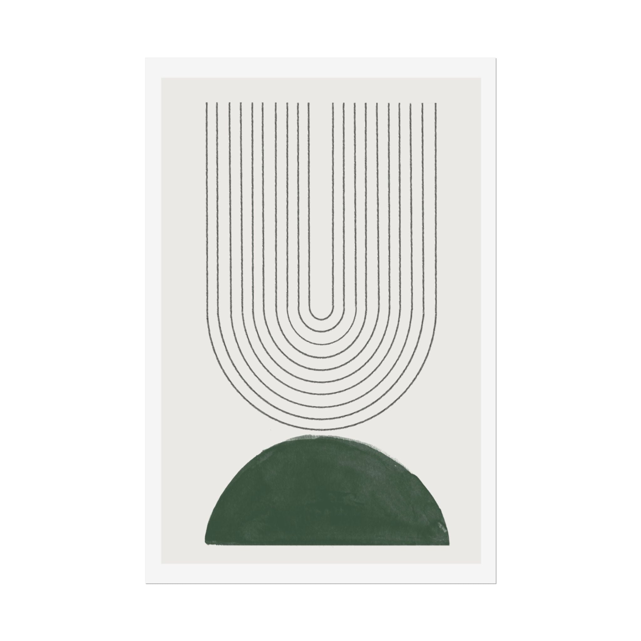 Emerald Echo Pathways - Poster