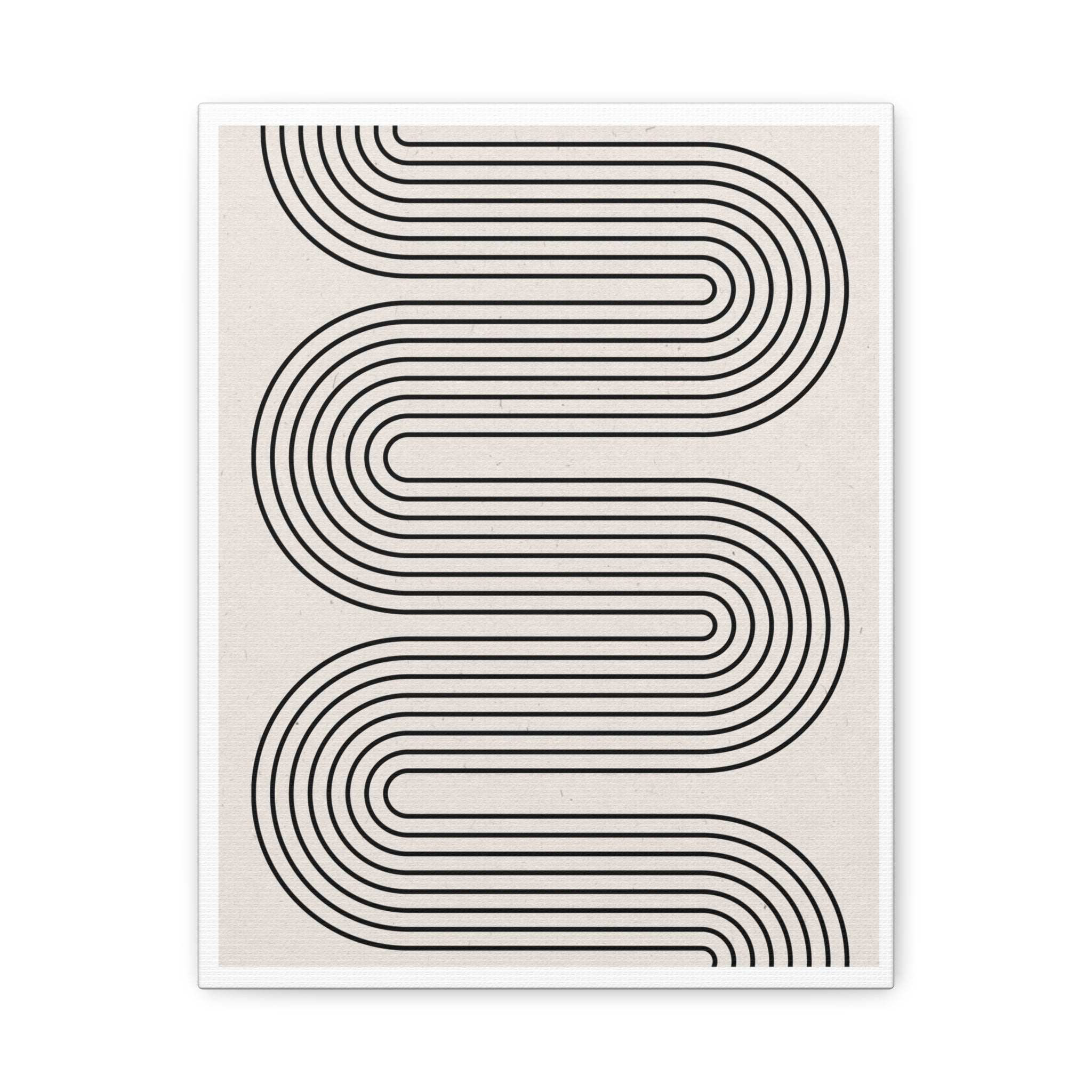 Monoline Rhythm Cascade - Canvas