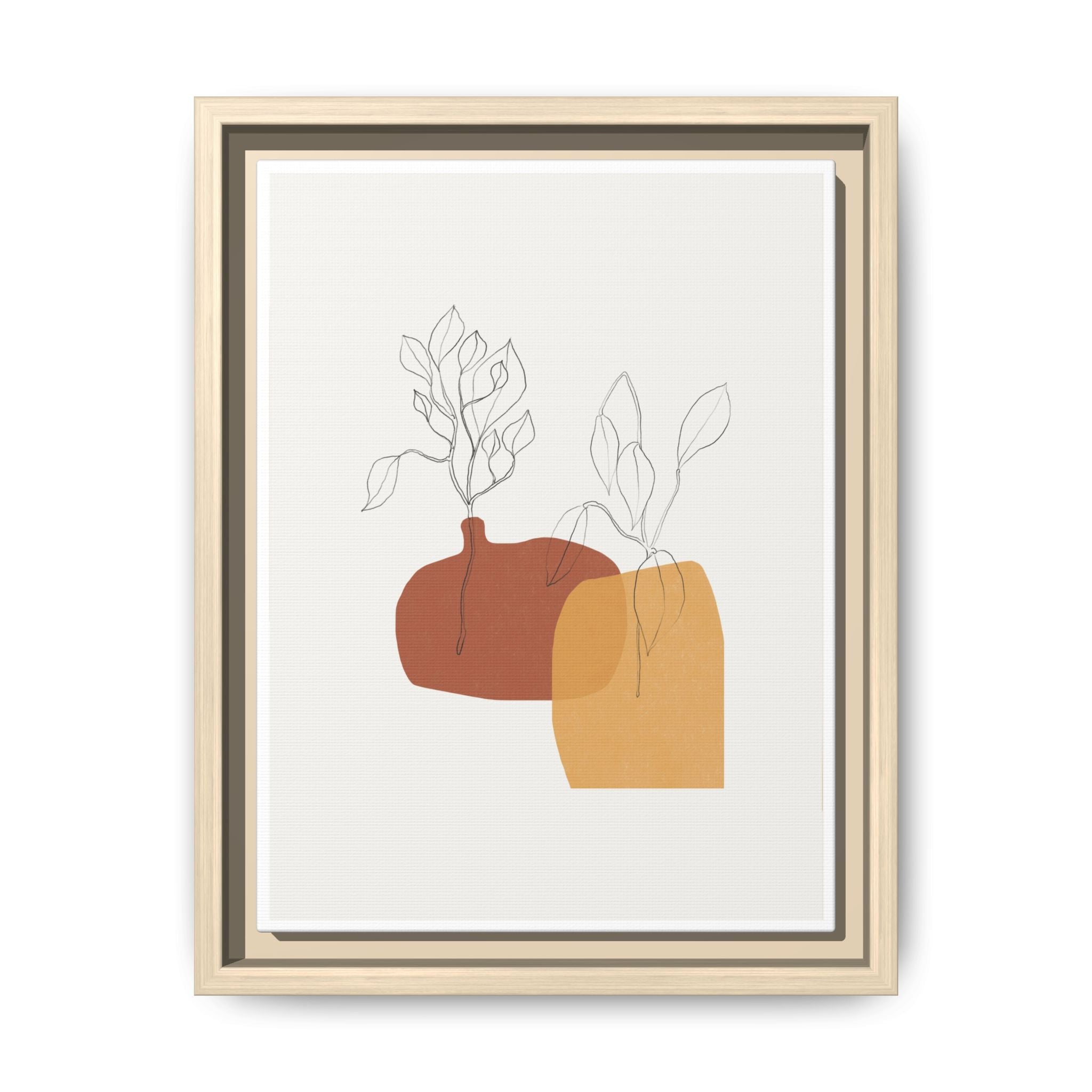 Terracotta Whisper Forms - Framed