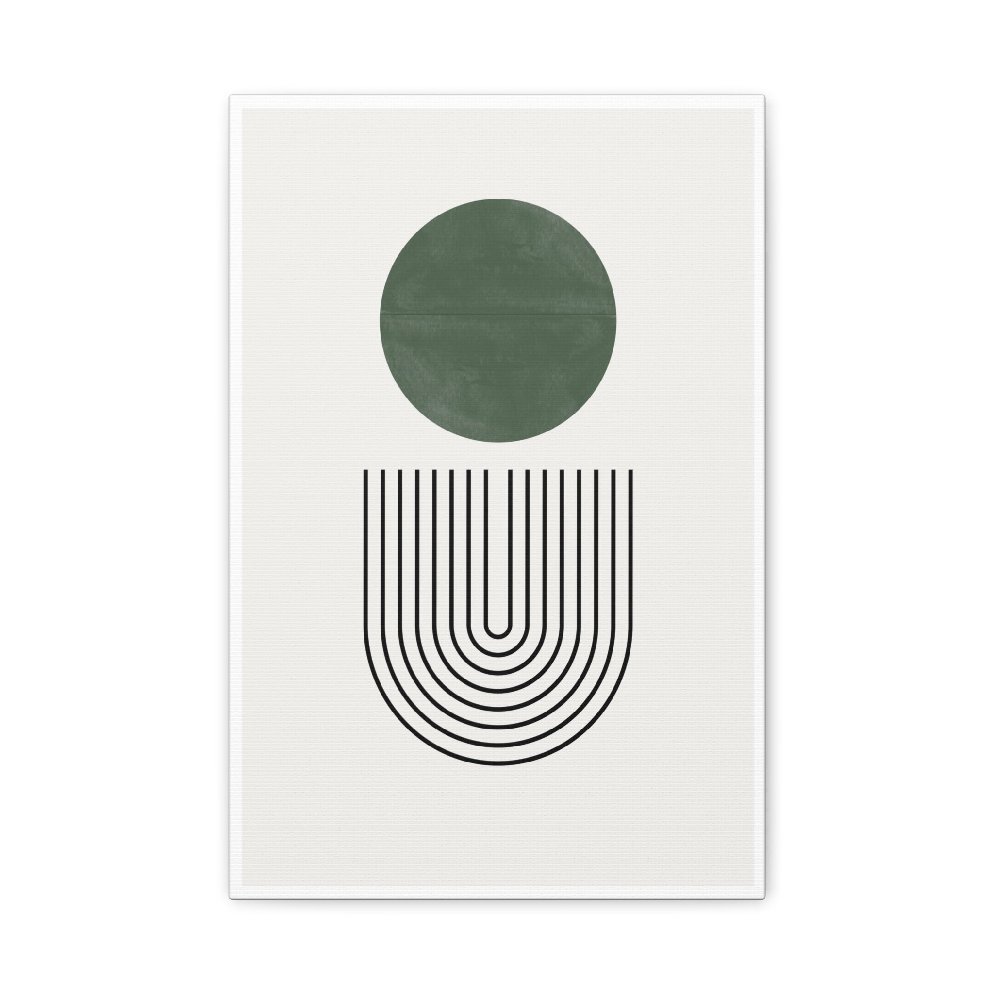 Emerald Orbit Pathways - Canvas