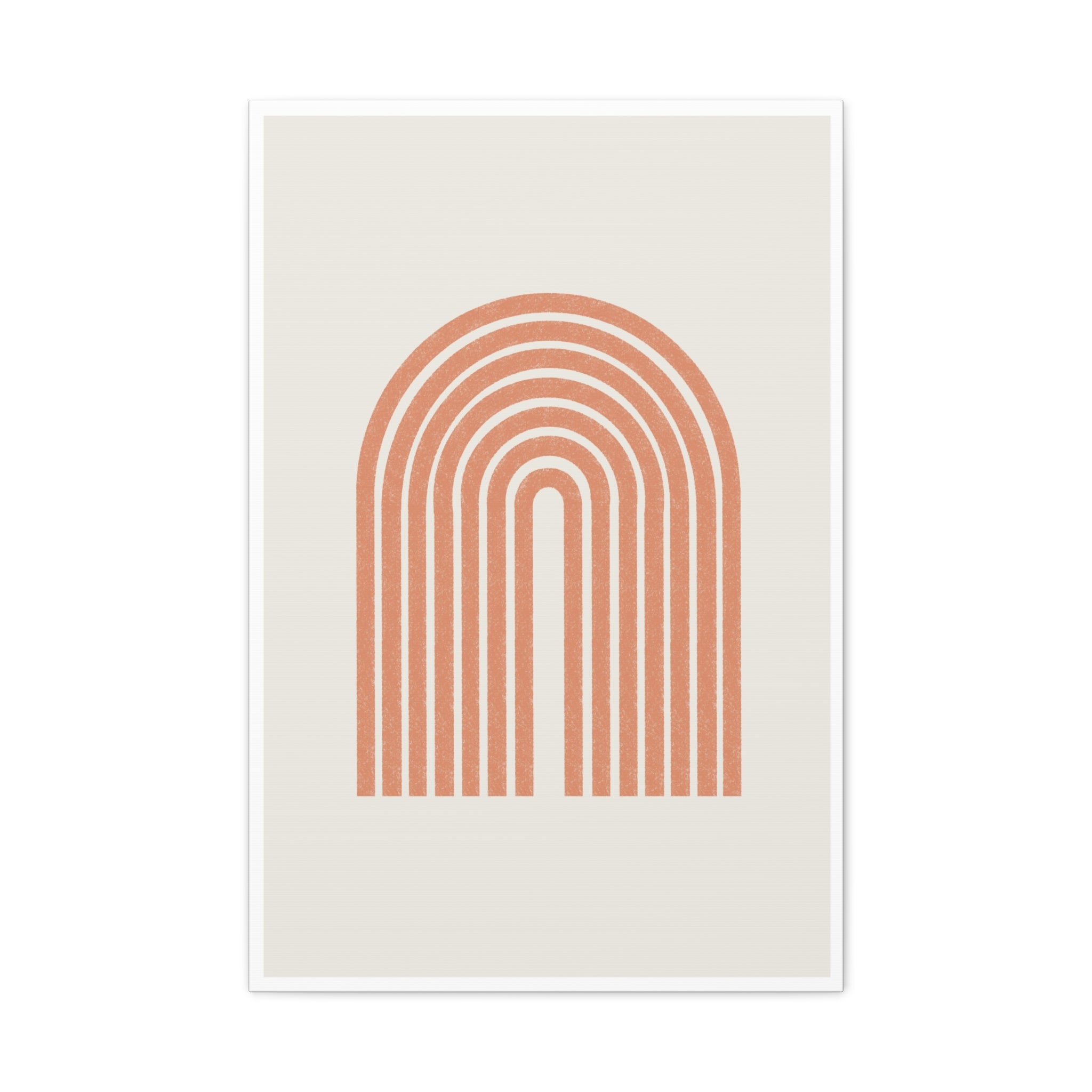 Terracotta Arc Whisper - Canvas