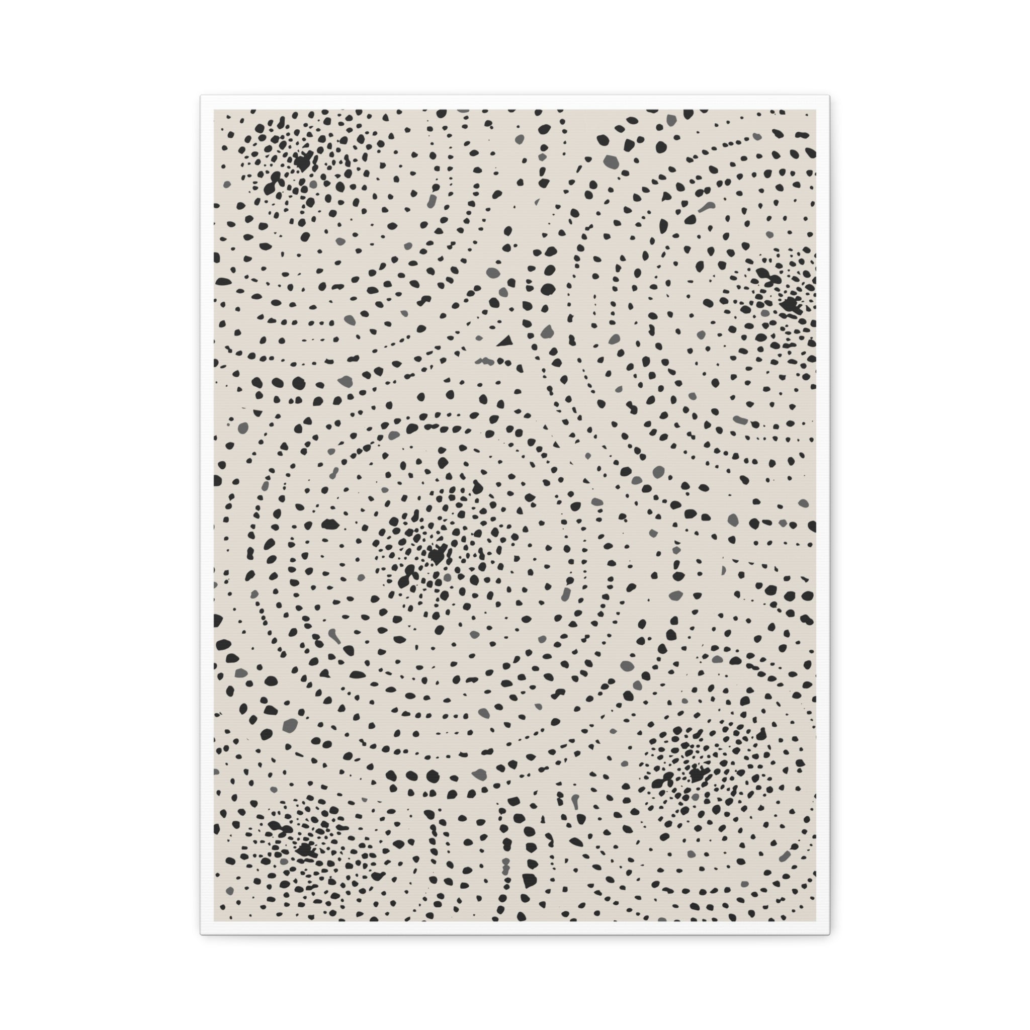 Celestial Pebble Drift Patterns - Canvas
