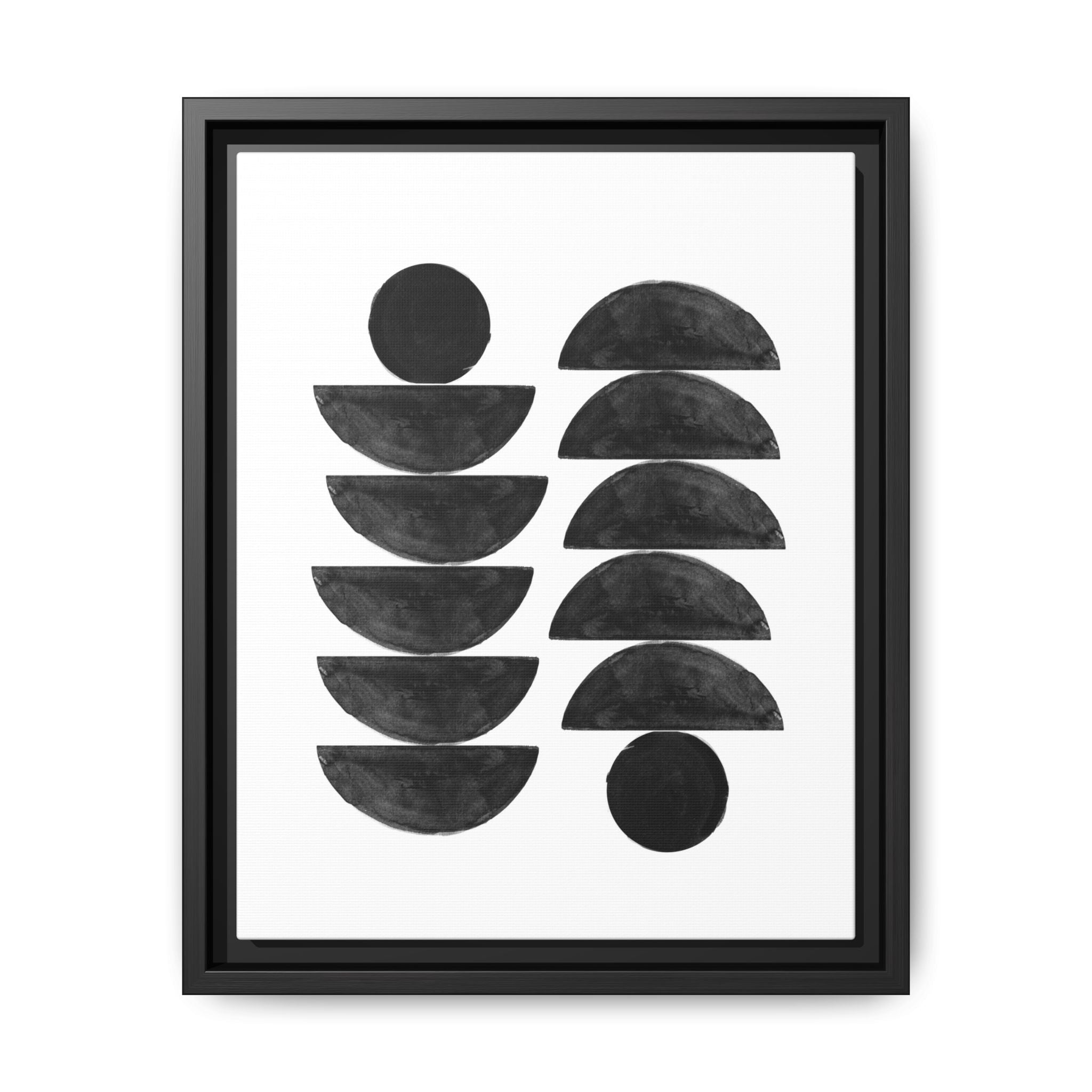 Obsidian Balance Echoes - Framed