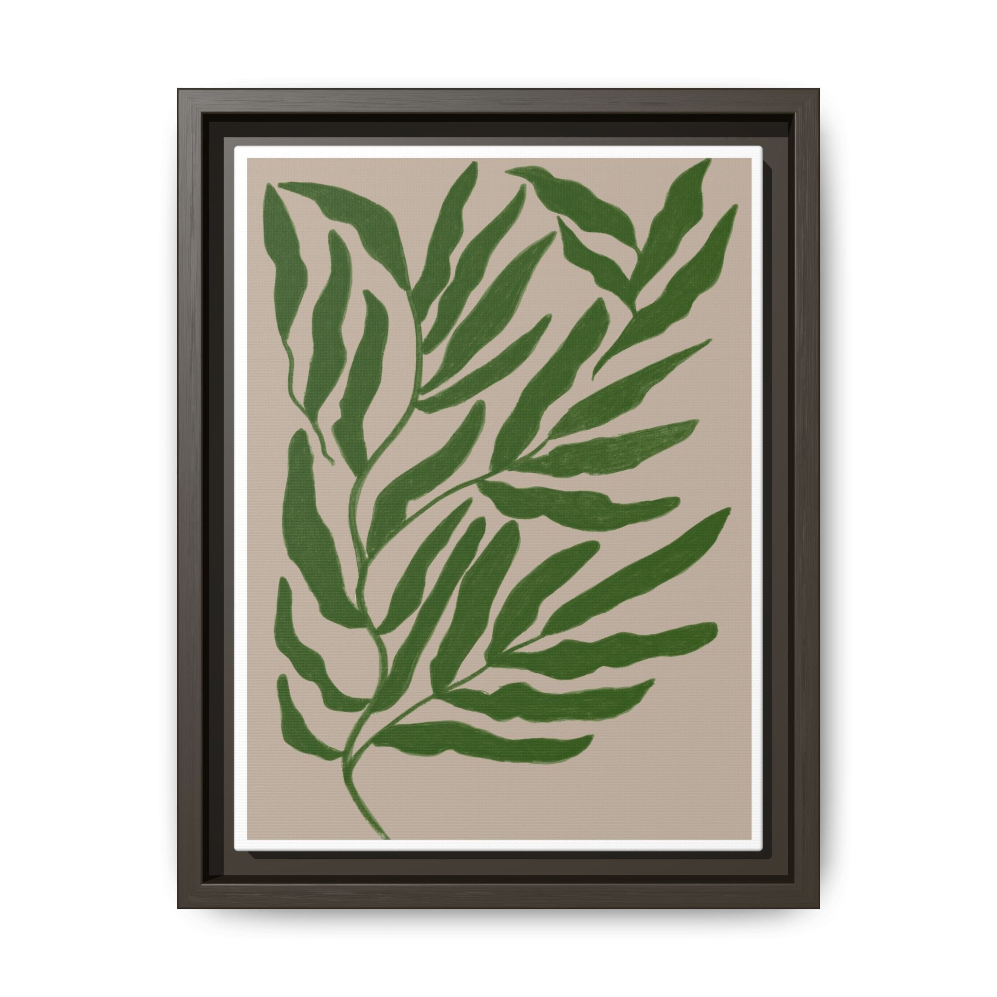 Emerald Canopy Drift - Framed
