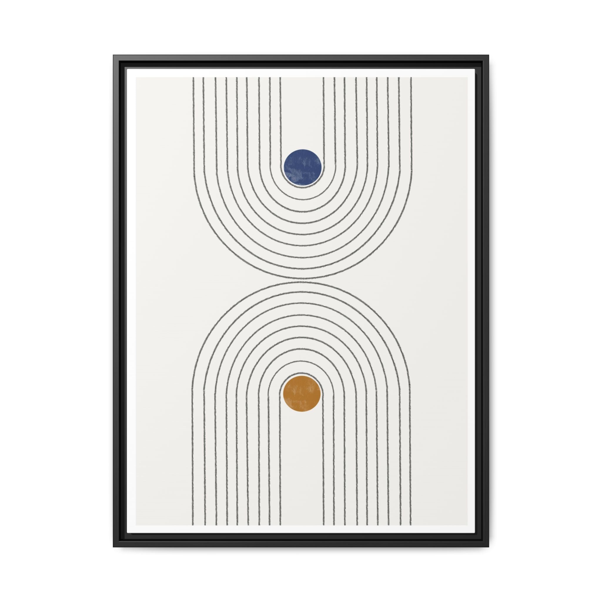 Dual Orbit Rhythm - Framed