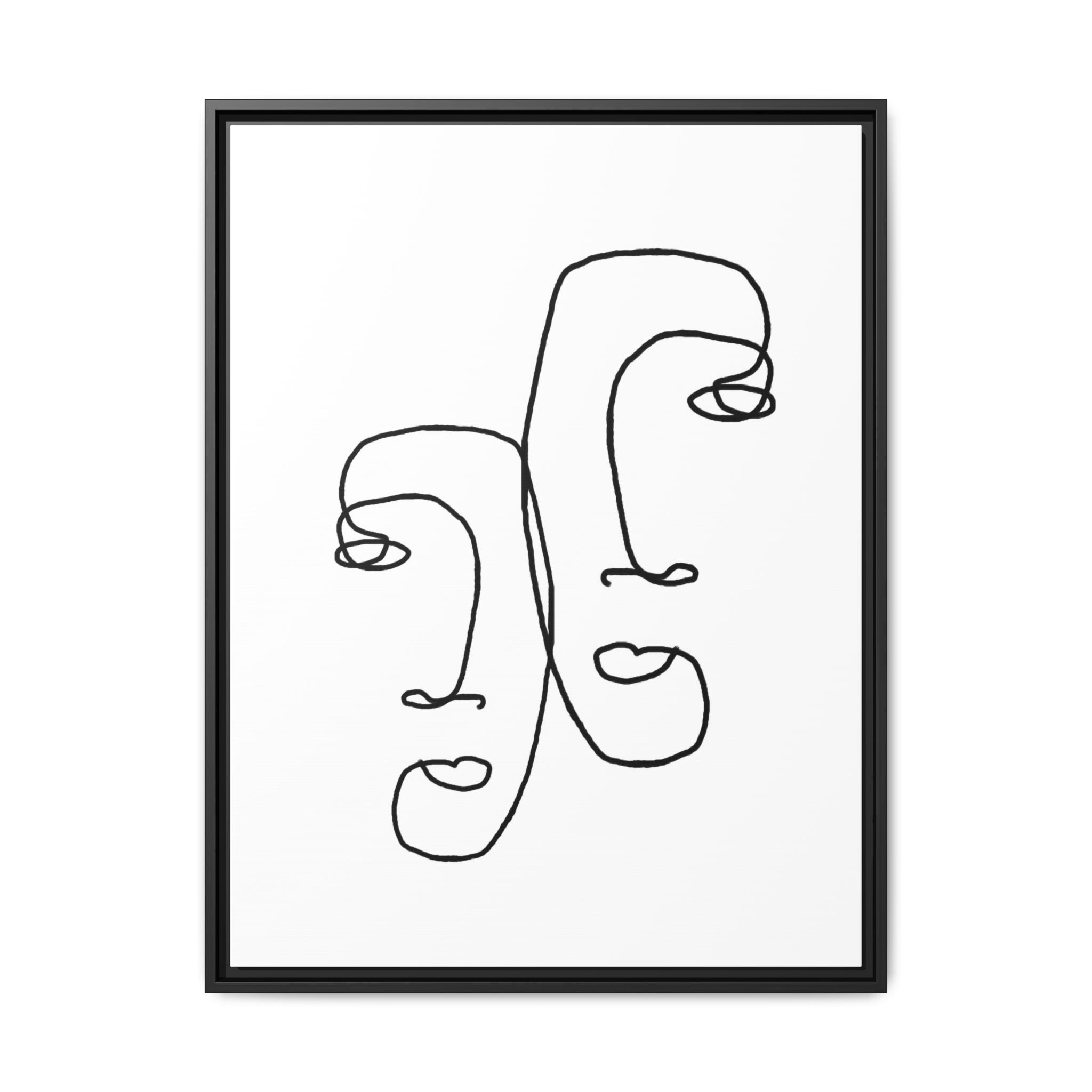 Silent Dual Reflections - Framed