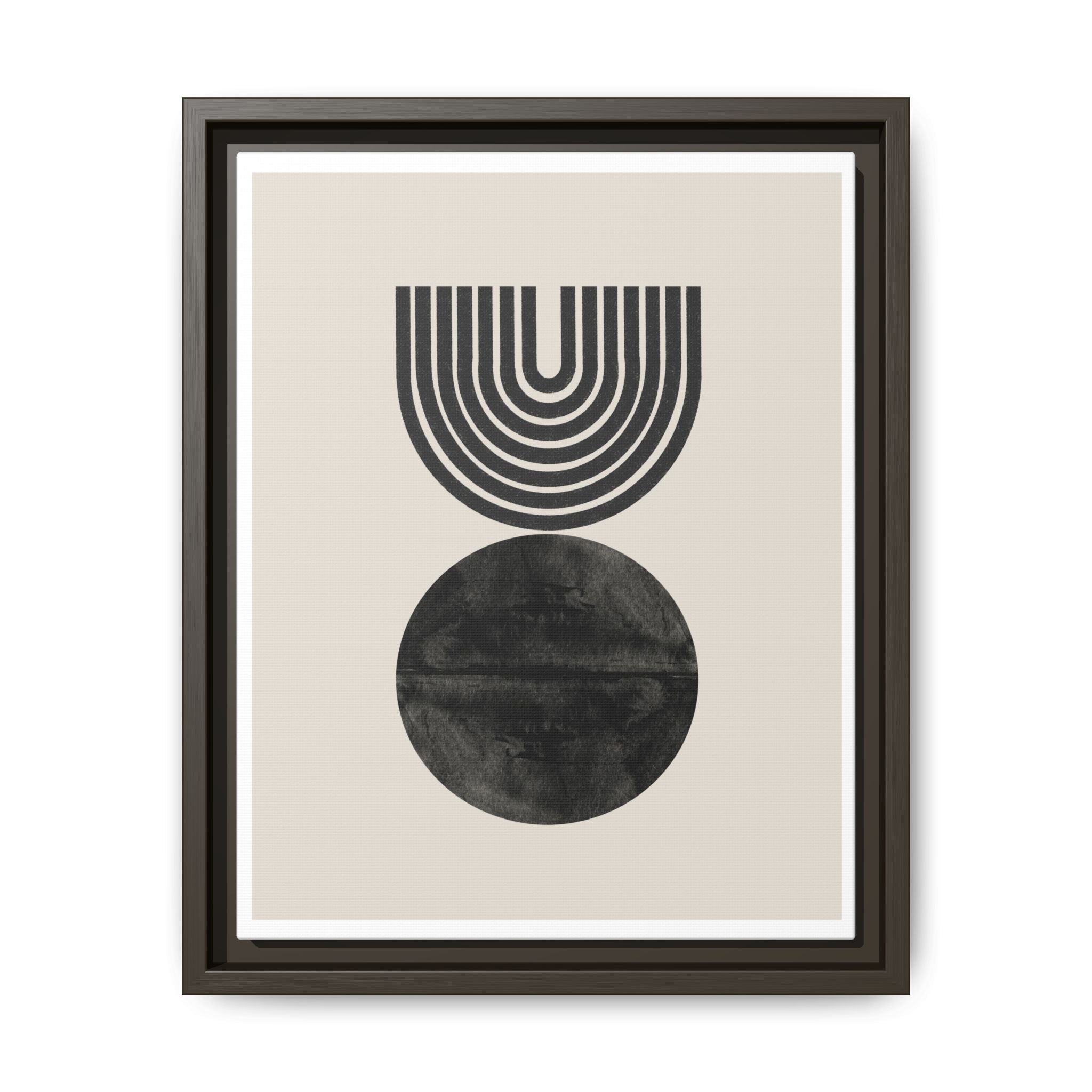 Obsidian Echo Arches - Framed