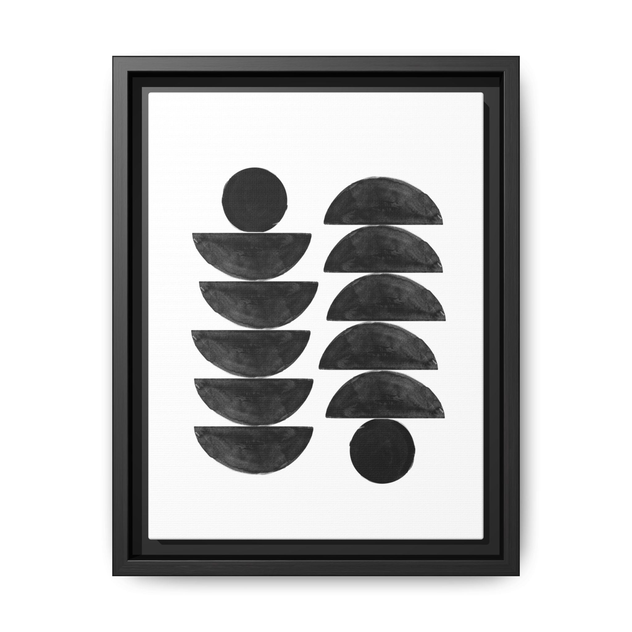 Obsidian Balance Echoes - Framed