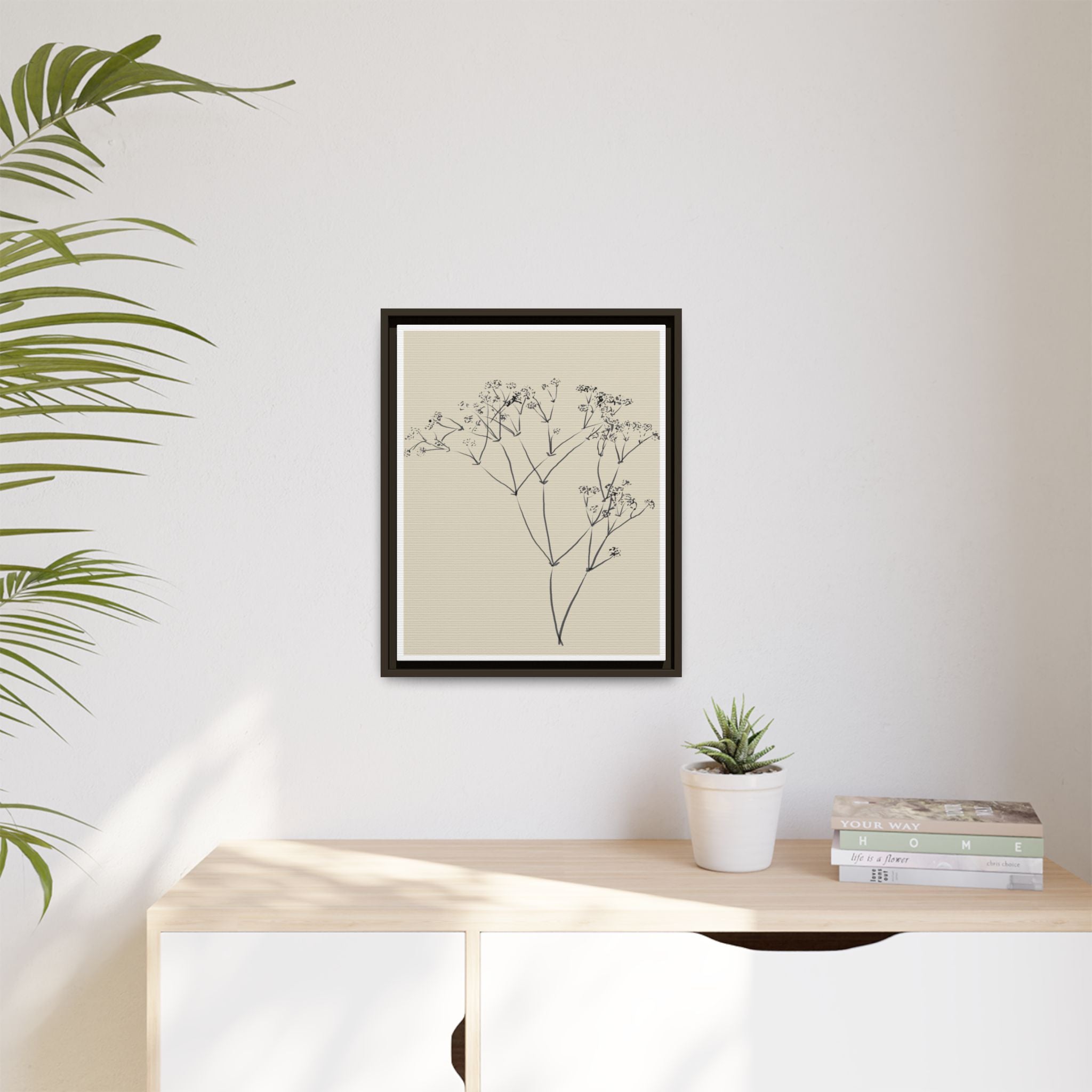 Soft Meadow Stillness - Framed