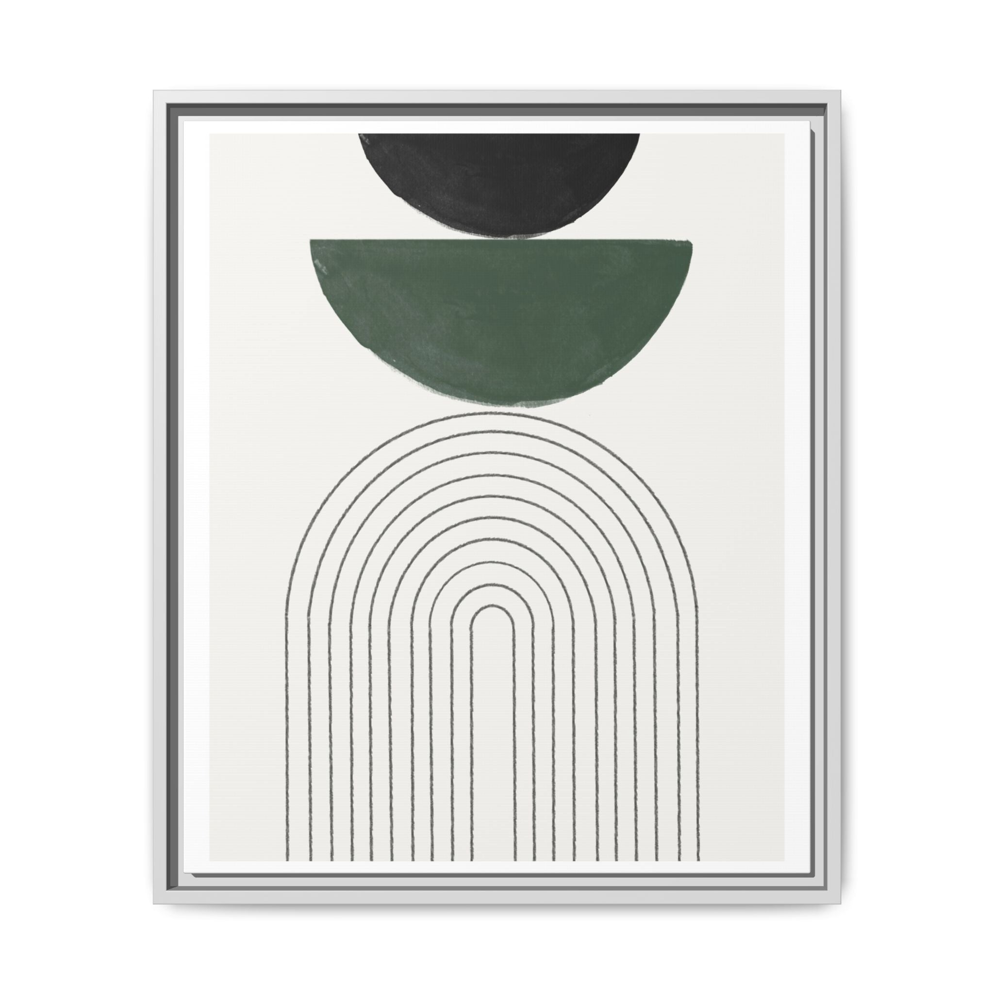 Emerald Arc Horizon - Framed