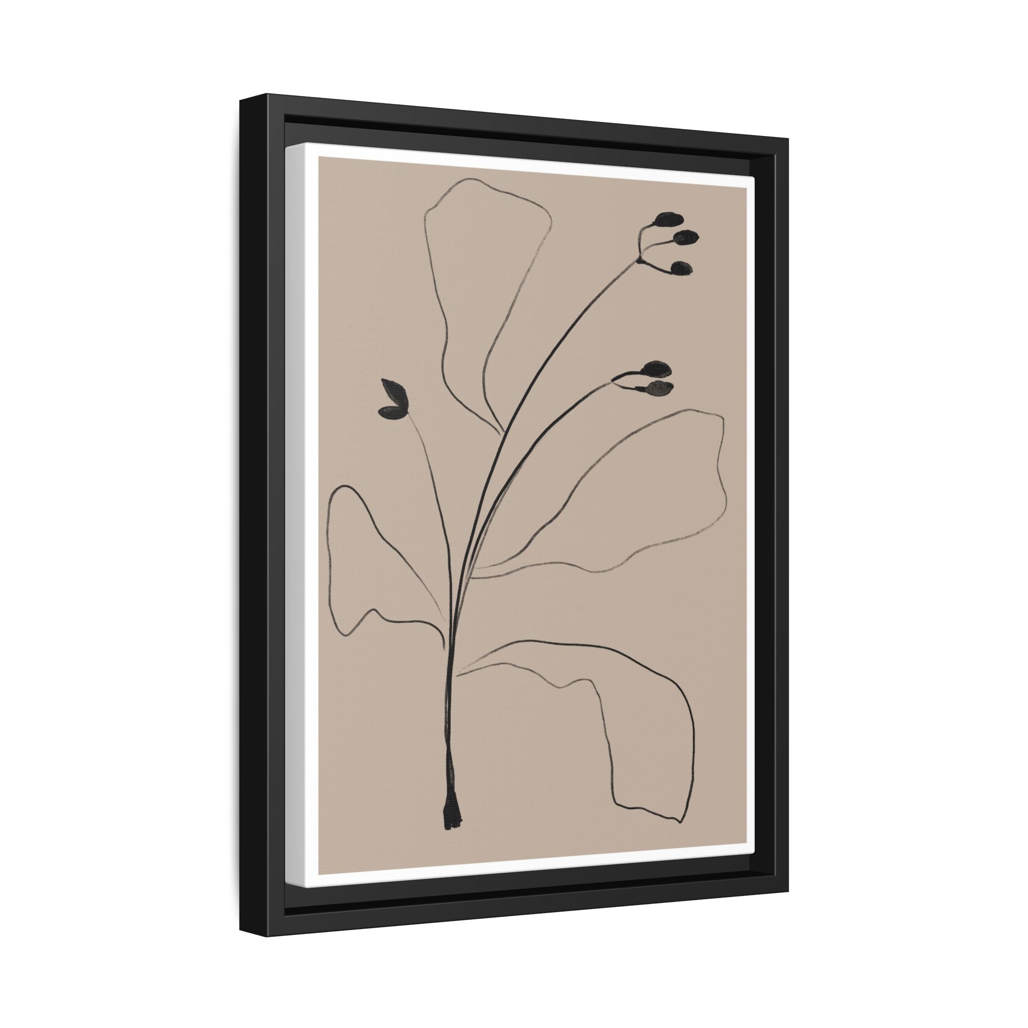 Quiet Botanical Gesture - Framed