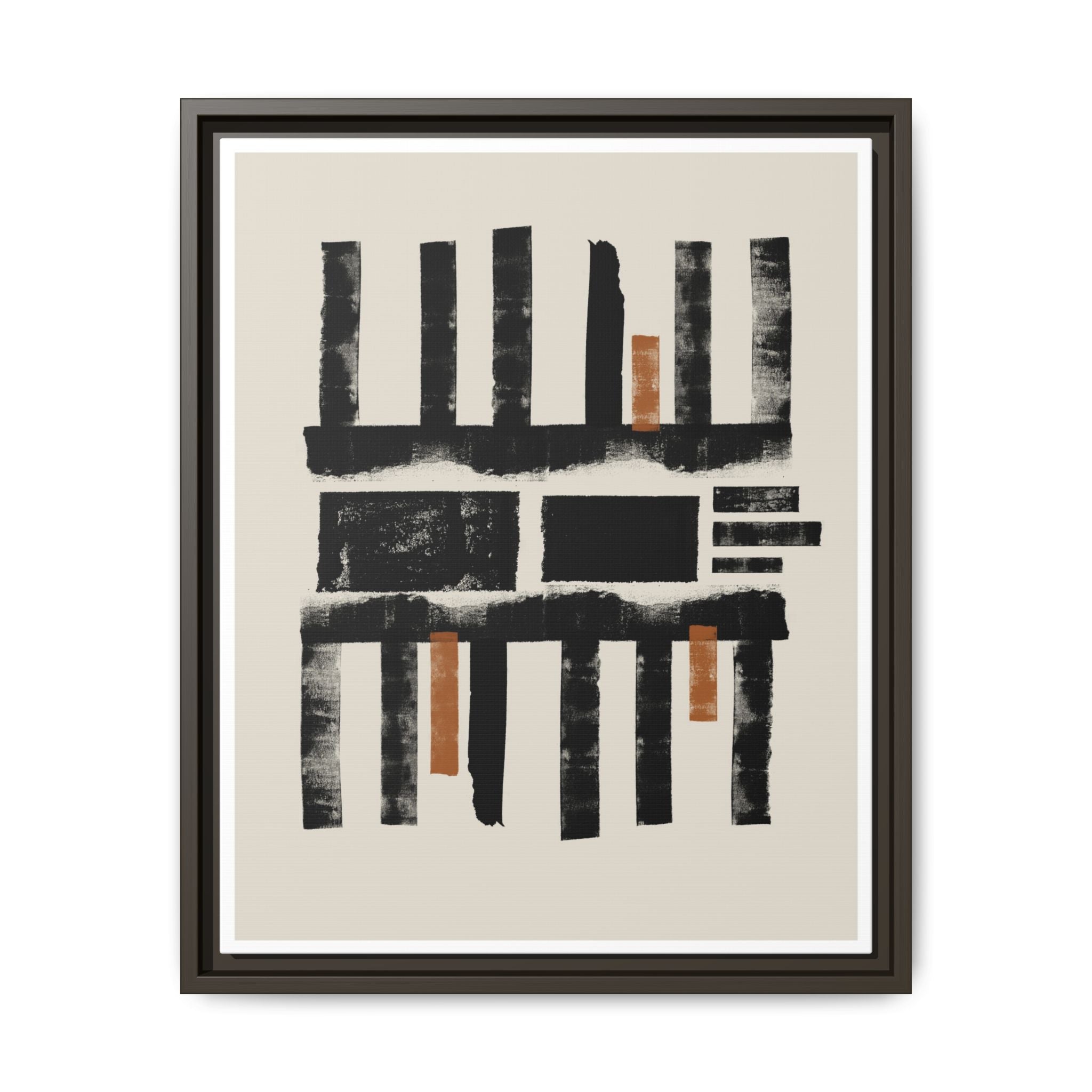 Amber Shadow Alignments - Framed