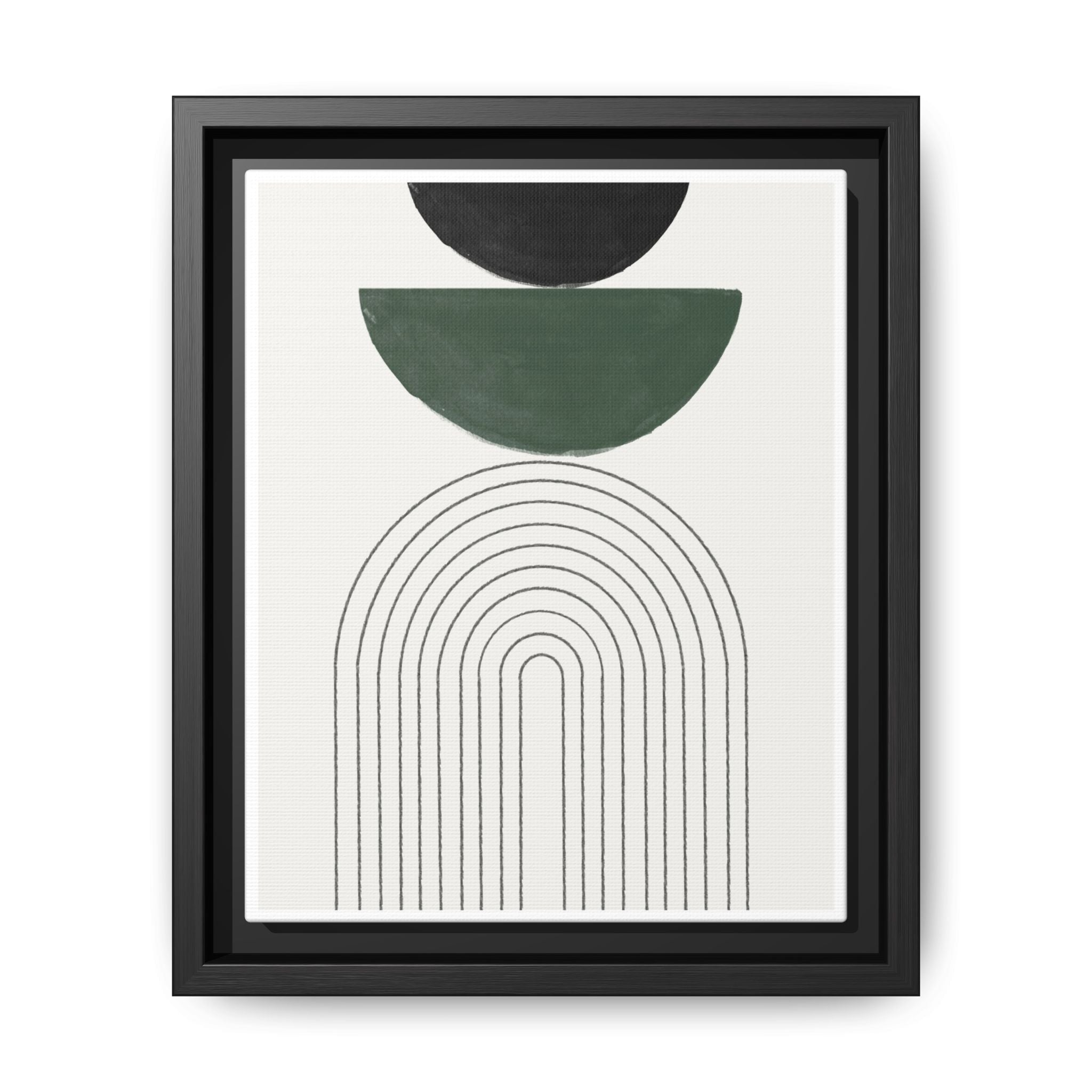 Emerald Arc Horizon - Framed