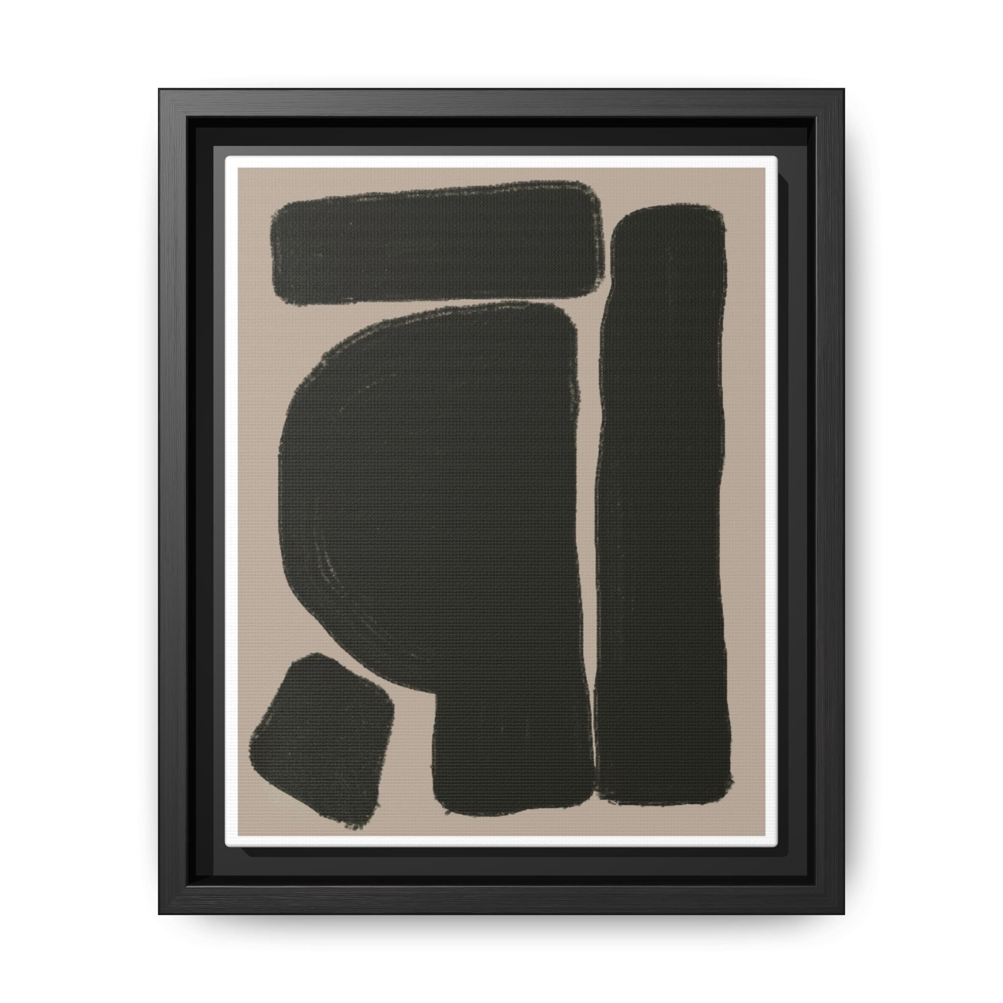 Velvet Obsidian Forms - Framed