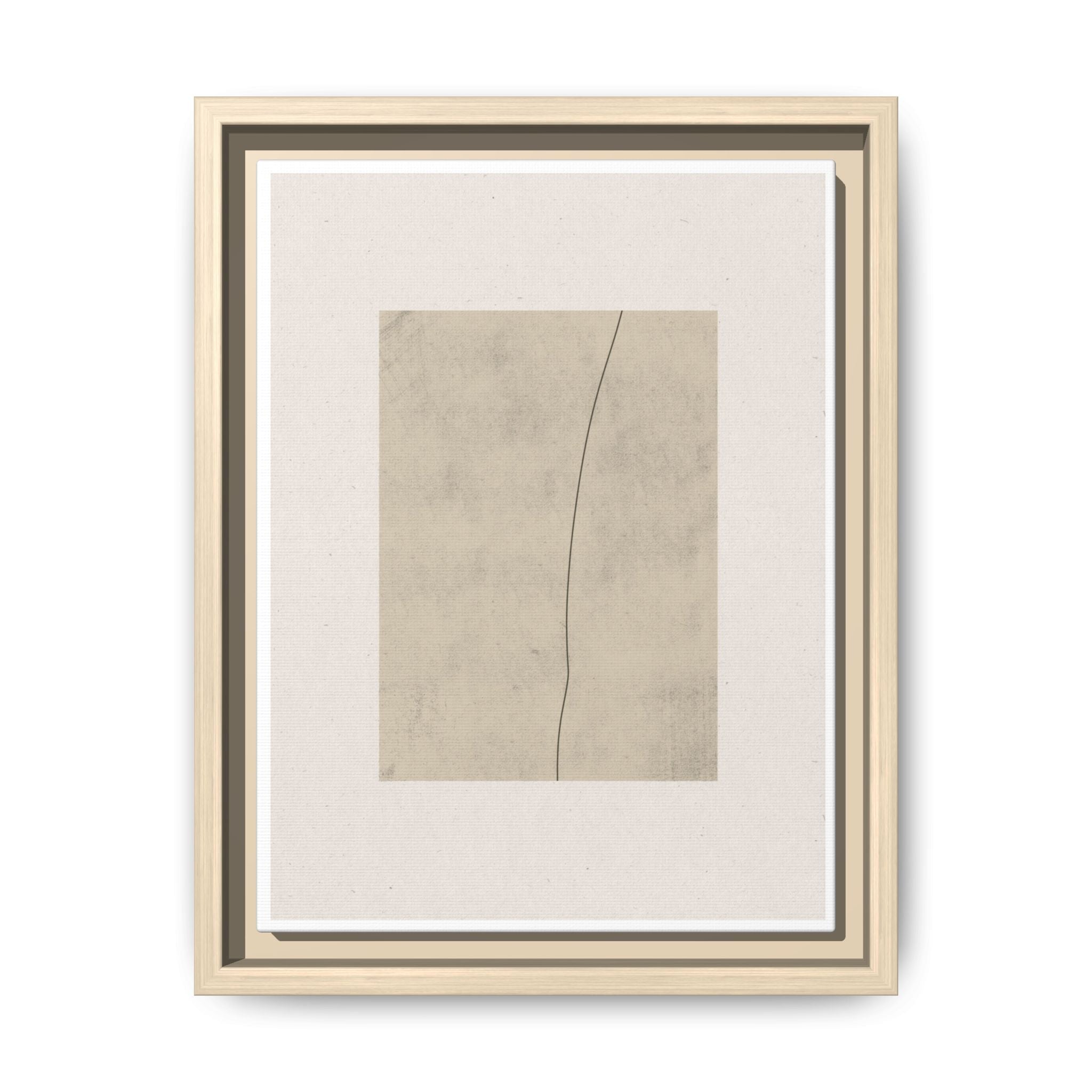 Quiet Contour Passage - Framed