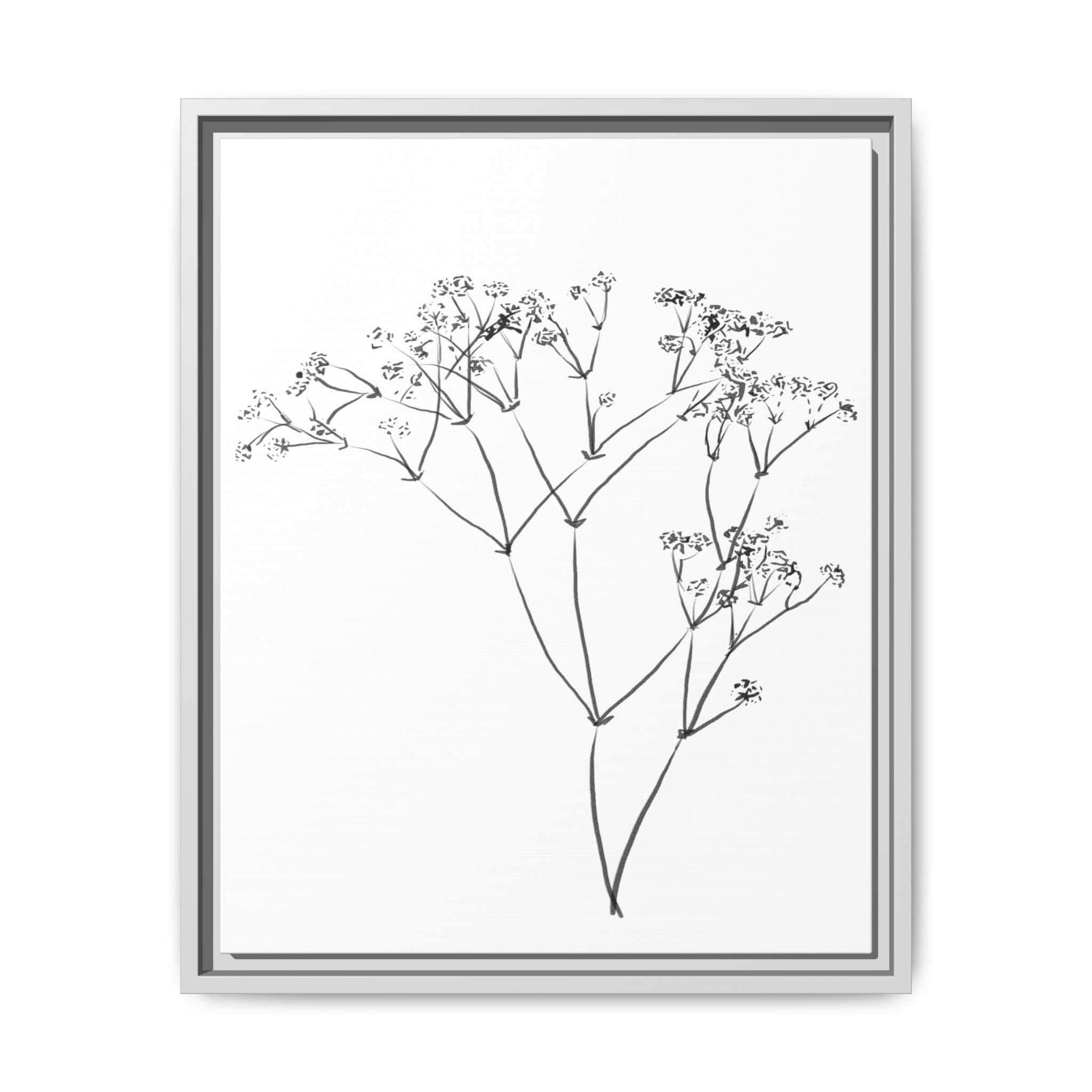 Whispering Meadow Sketch - Framed