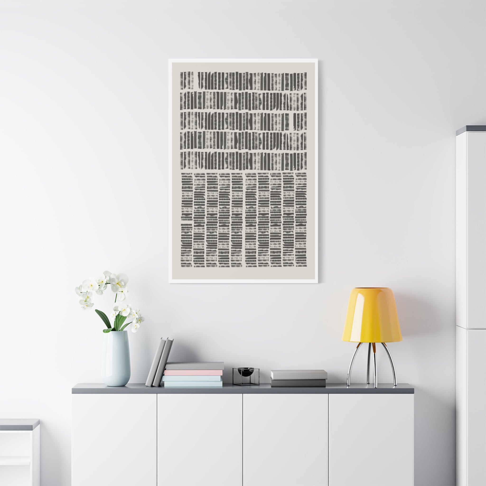 Shadow Rhythm Columns - Canvas