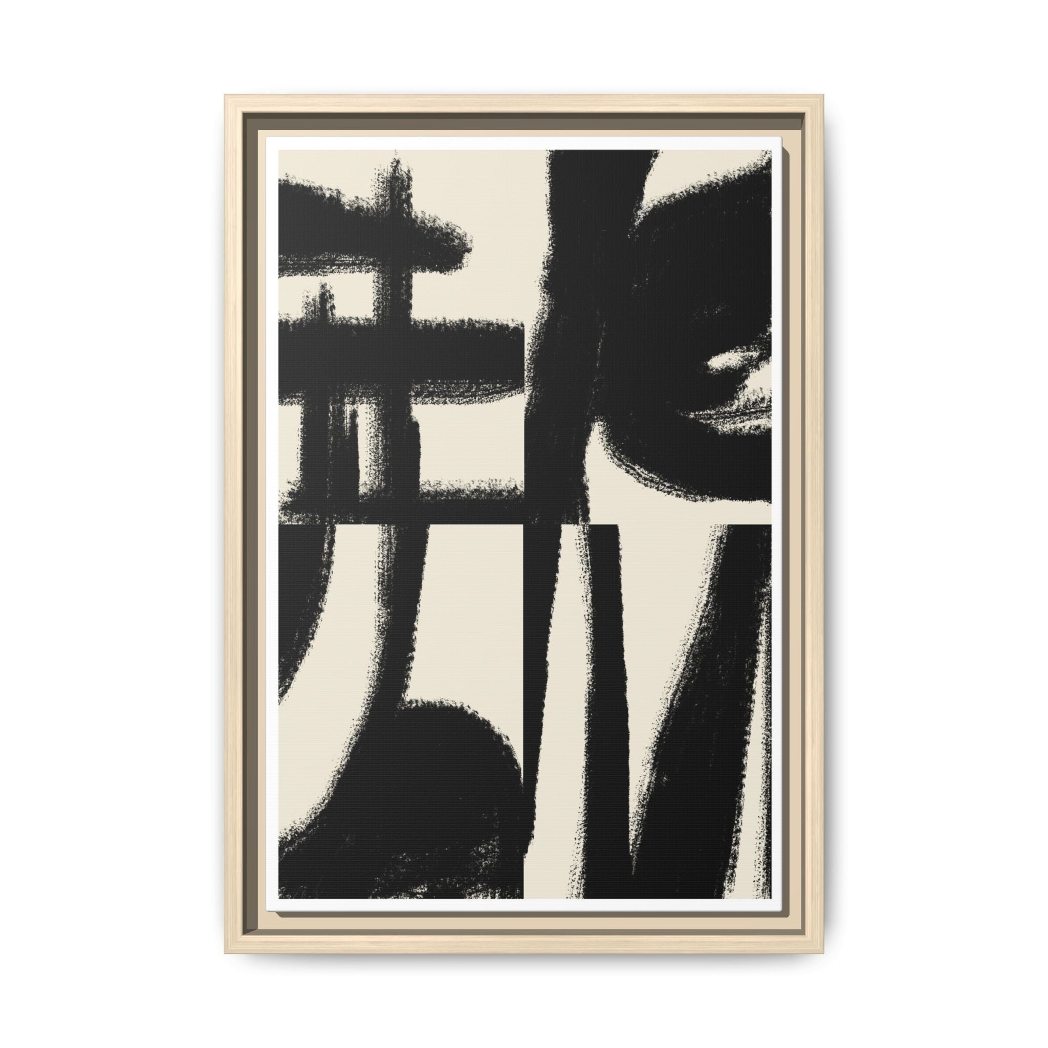 Midnight Gesture Fragments - Framed