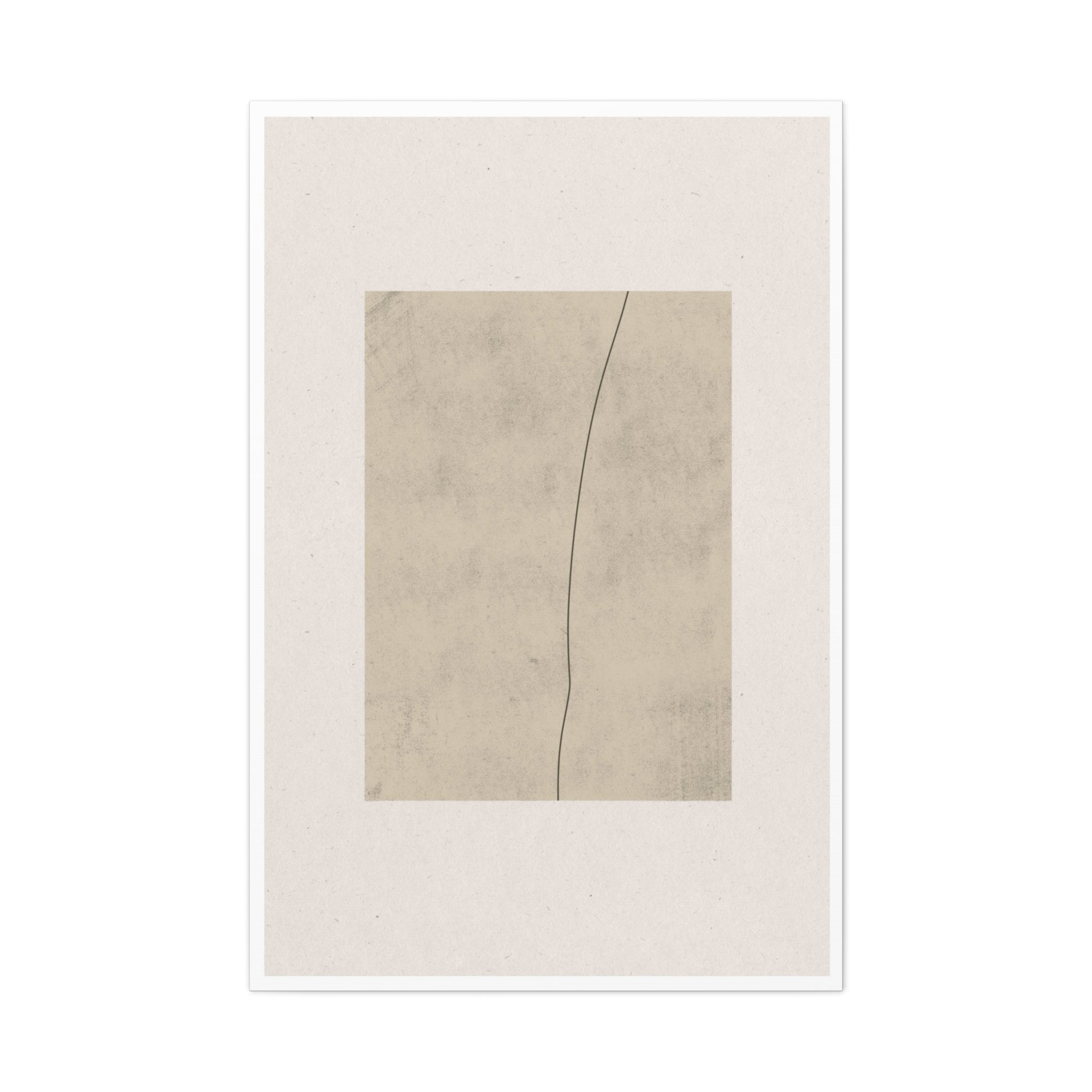 Quiet Contour Passage - Canvas