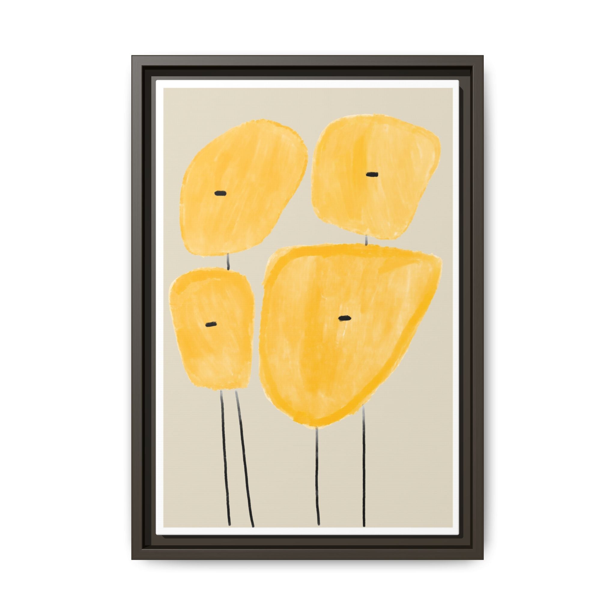 Golden Meadow Figures - Framed