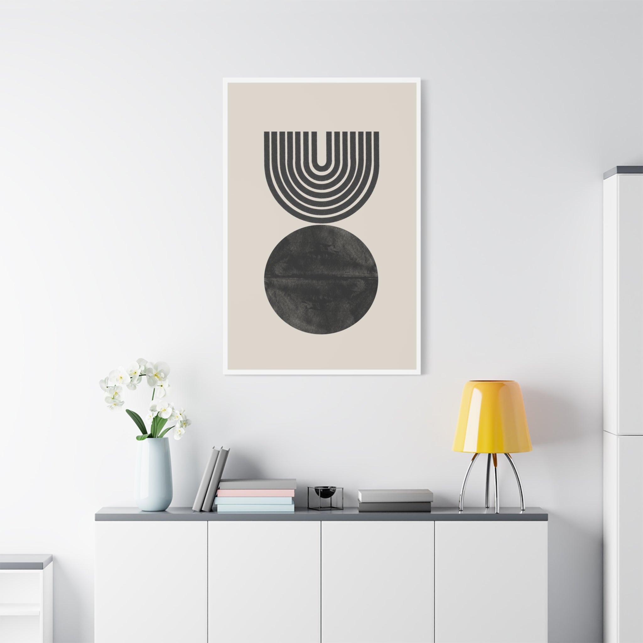 Obsidian Echo Arches - Canvas