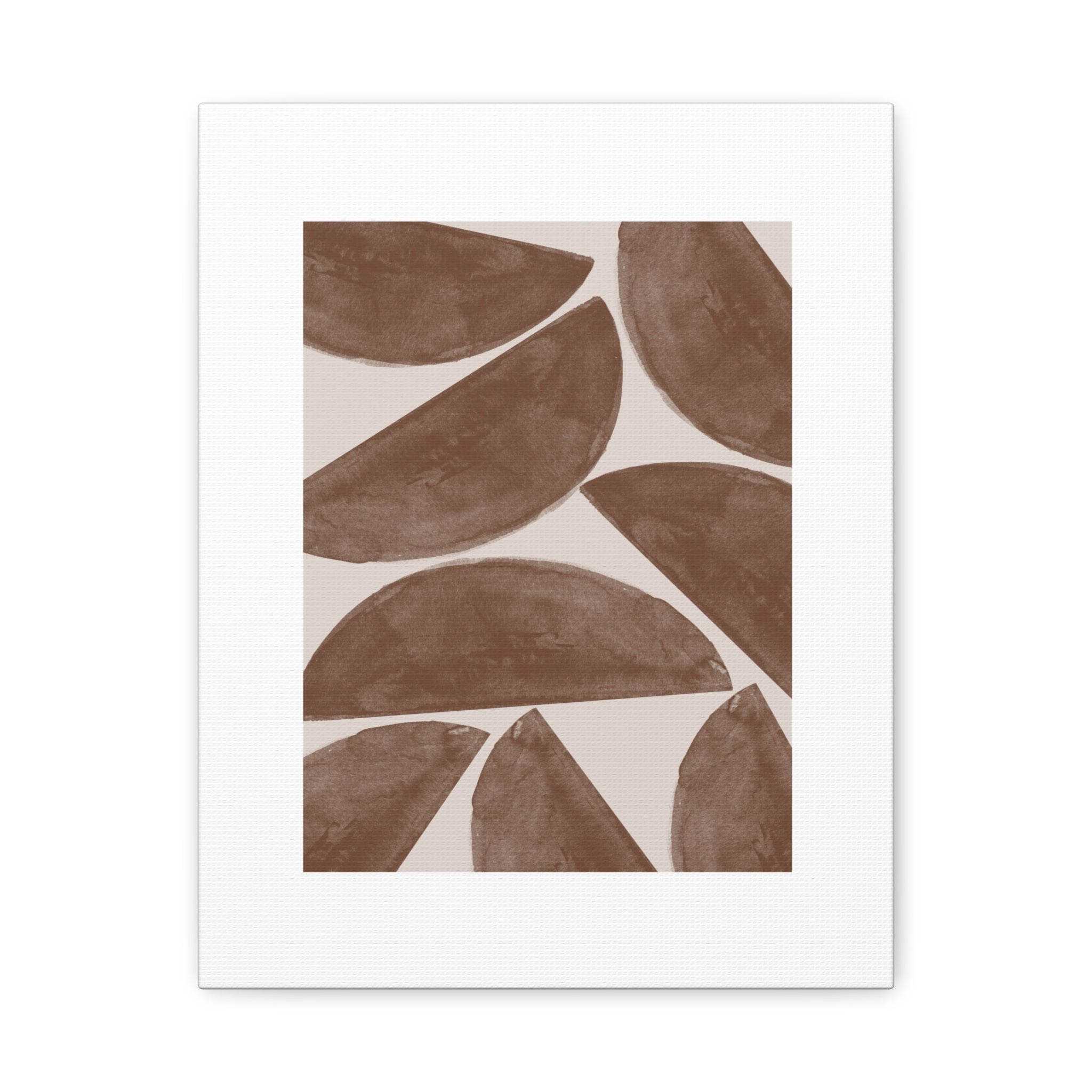 Terracotta Crescent Rhythm - Canvas