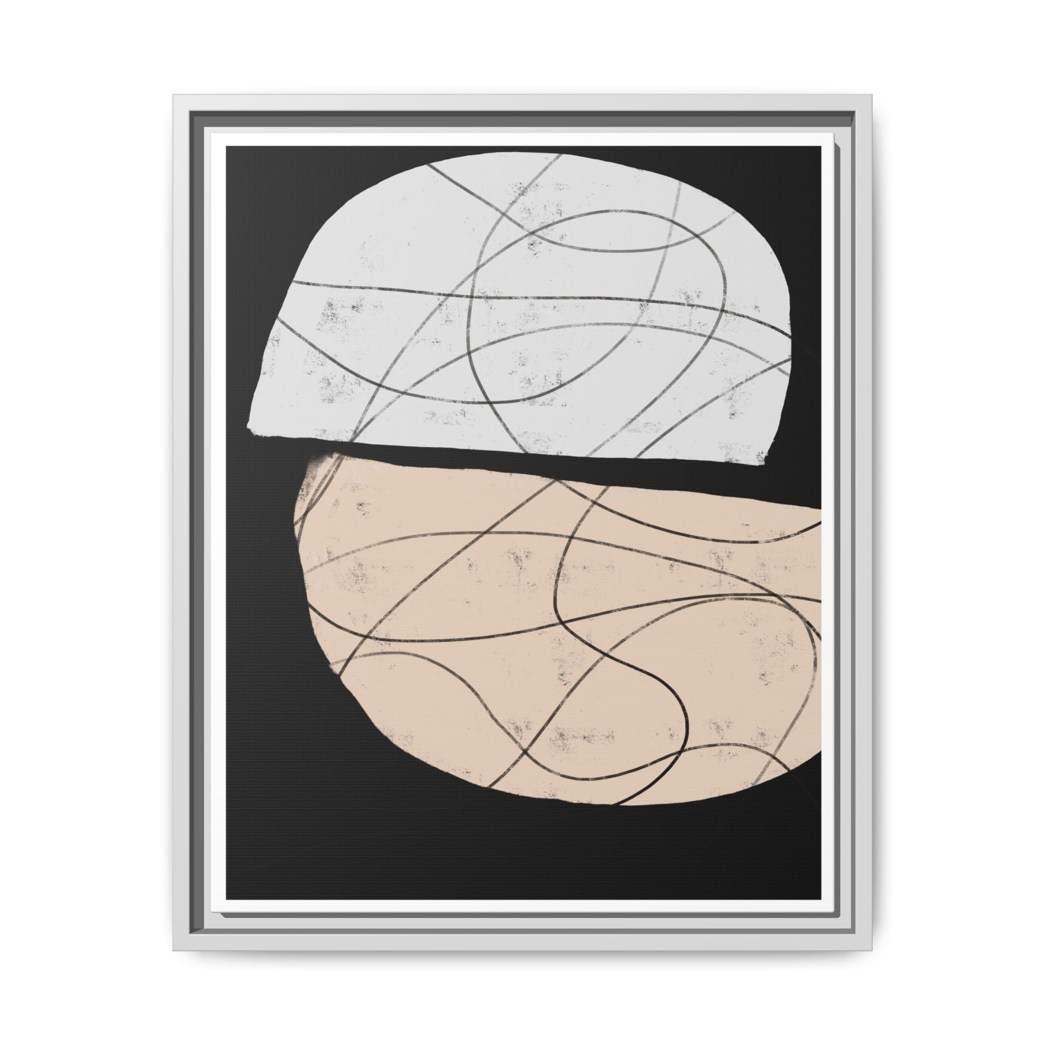 Nocturne Orbit Lines - Framed