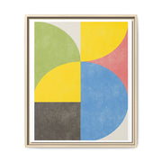 Pastel Orbit Rhythm - Framed