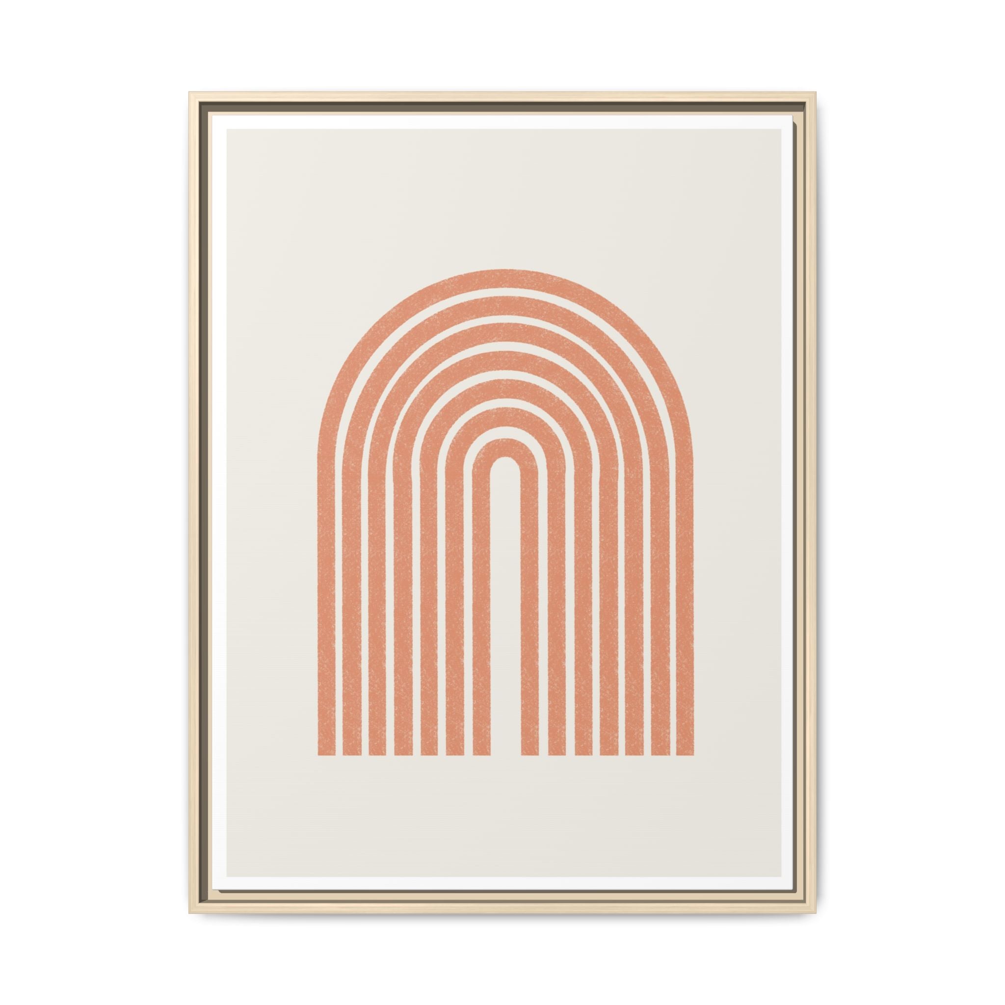 Terracotta Arc Whisper - Framed
