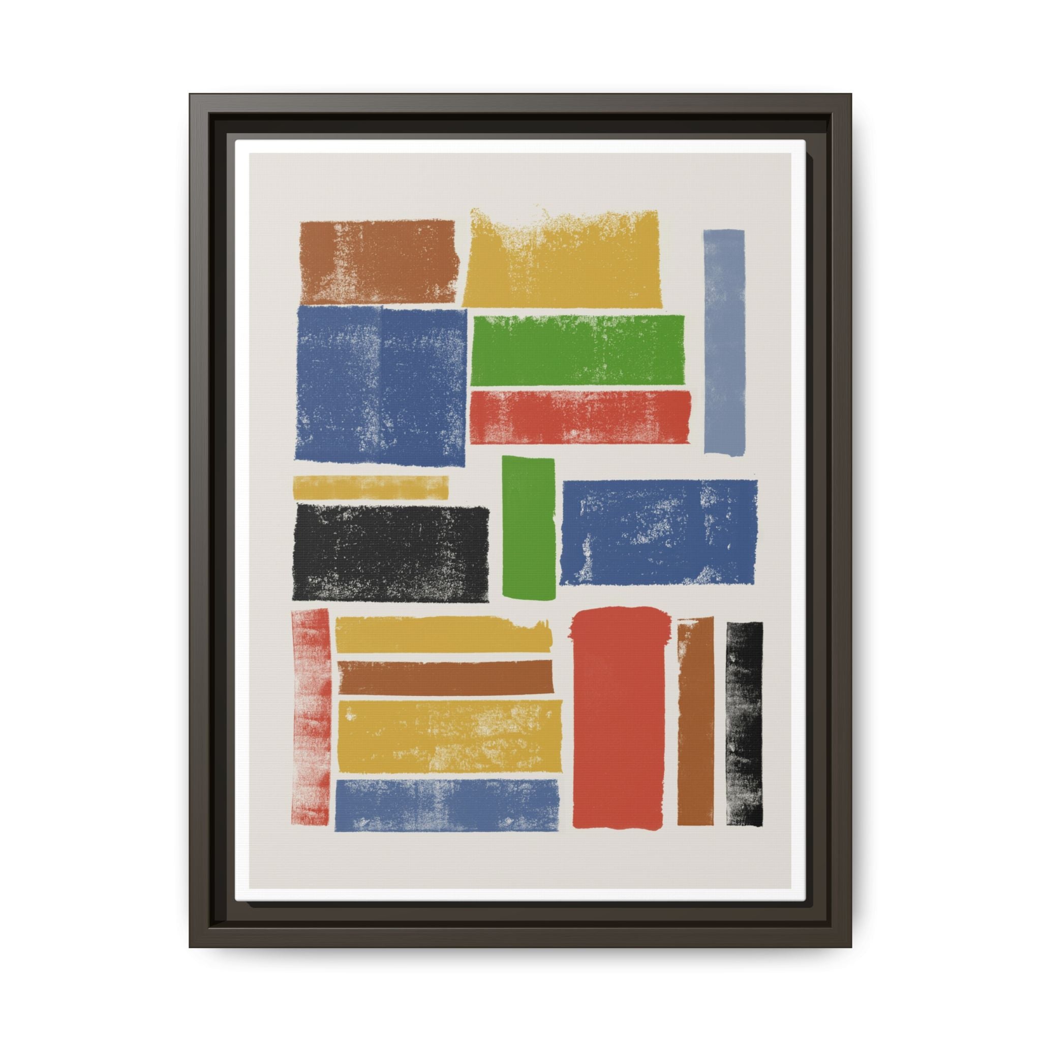 Playful Color Rhythm - Framed