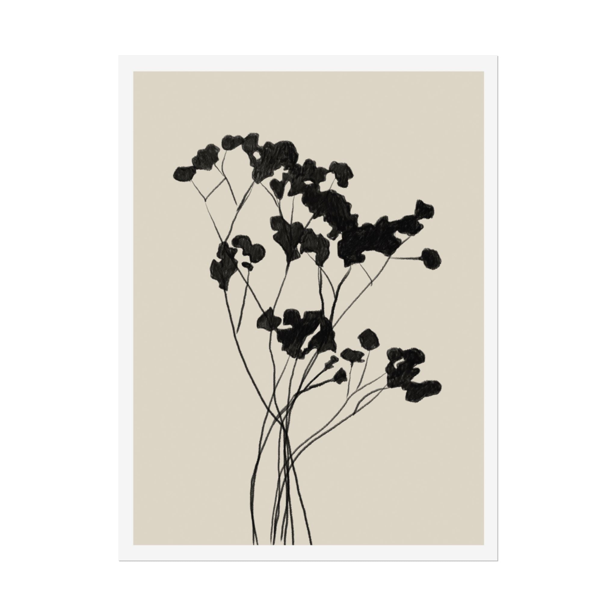 Velvet Bloom Silhouettes - Poster