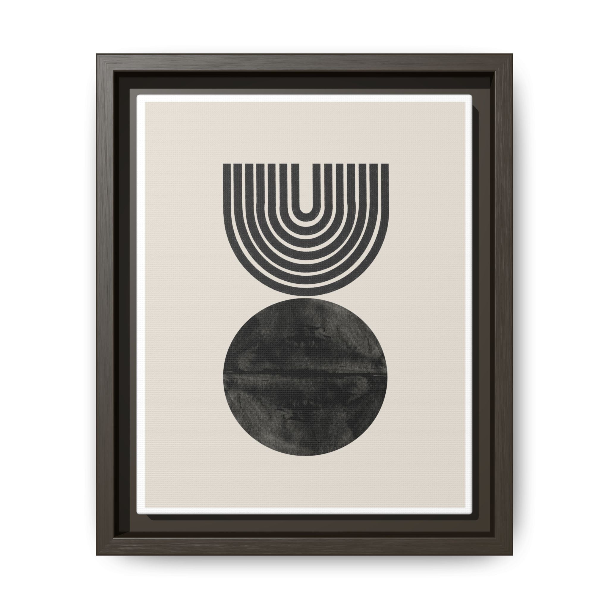 Obsidian Echo Arches - Framed