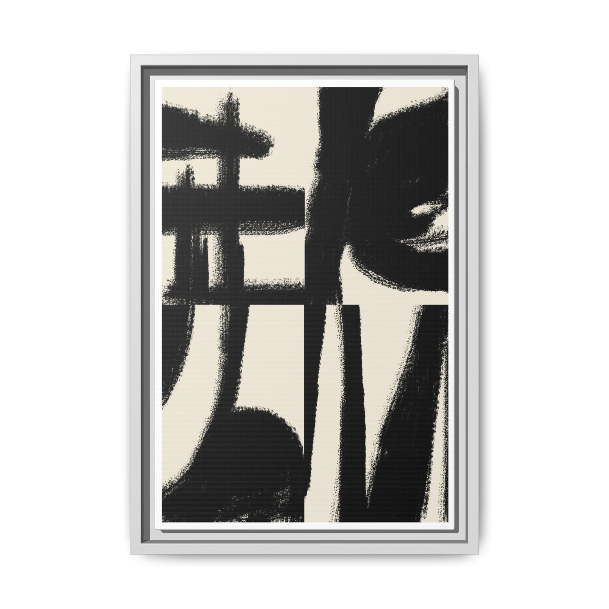 Midnight Gesture Fragments - Framed