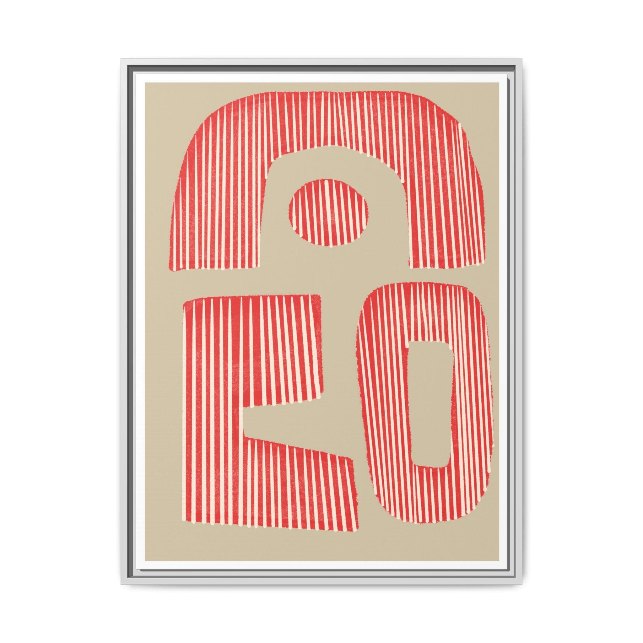 Coral Echo Forms - Framed