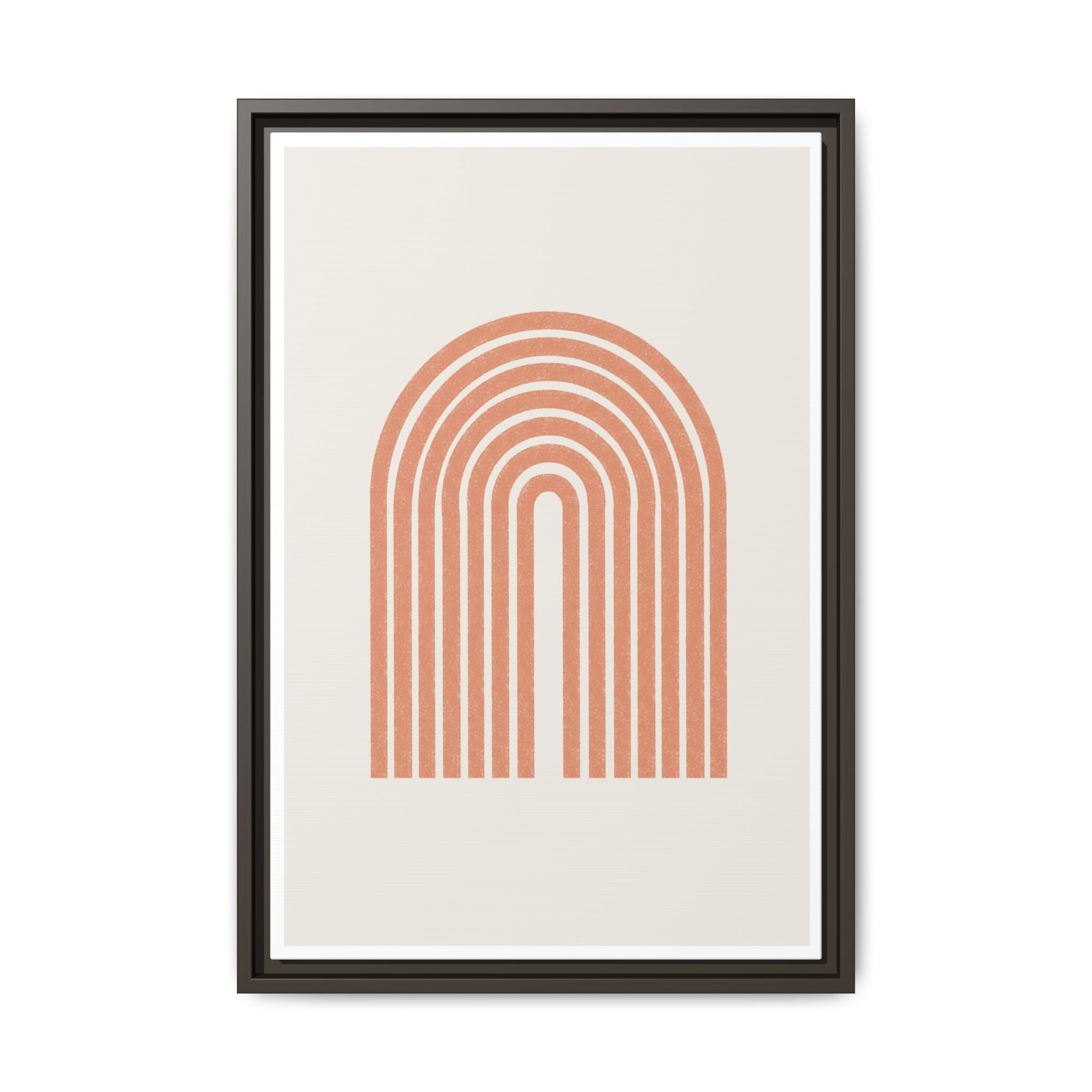 Terracotta Arc Whisper - Framed