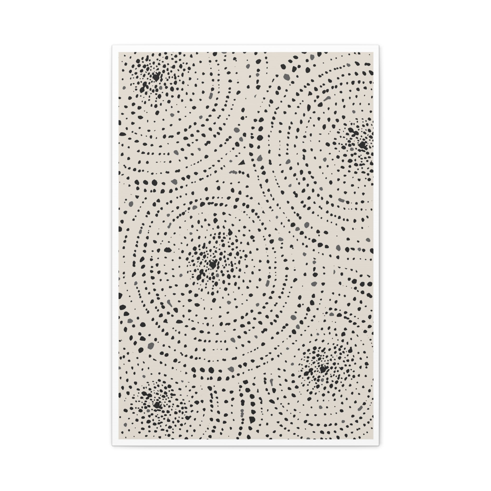 Celestial Pebble Drift Patterns - Canvas