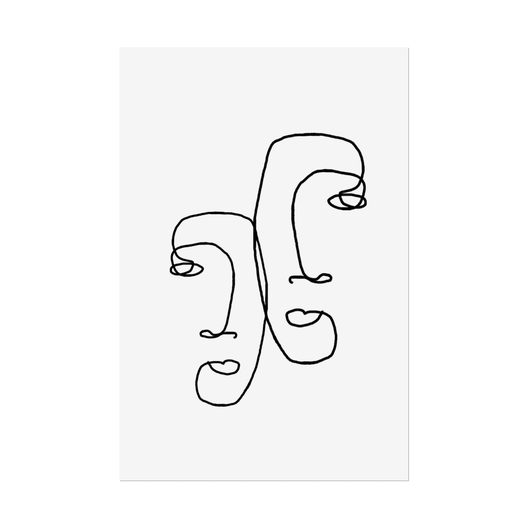 Silent Dual Reflections - Poster