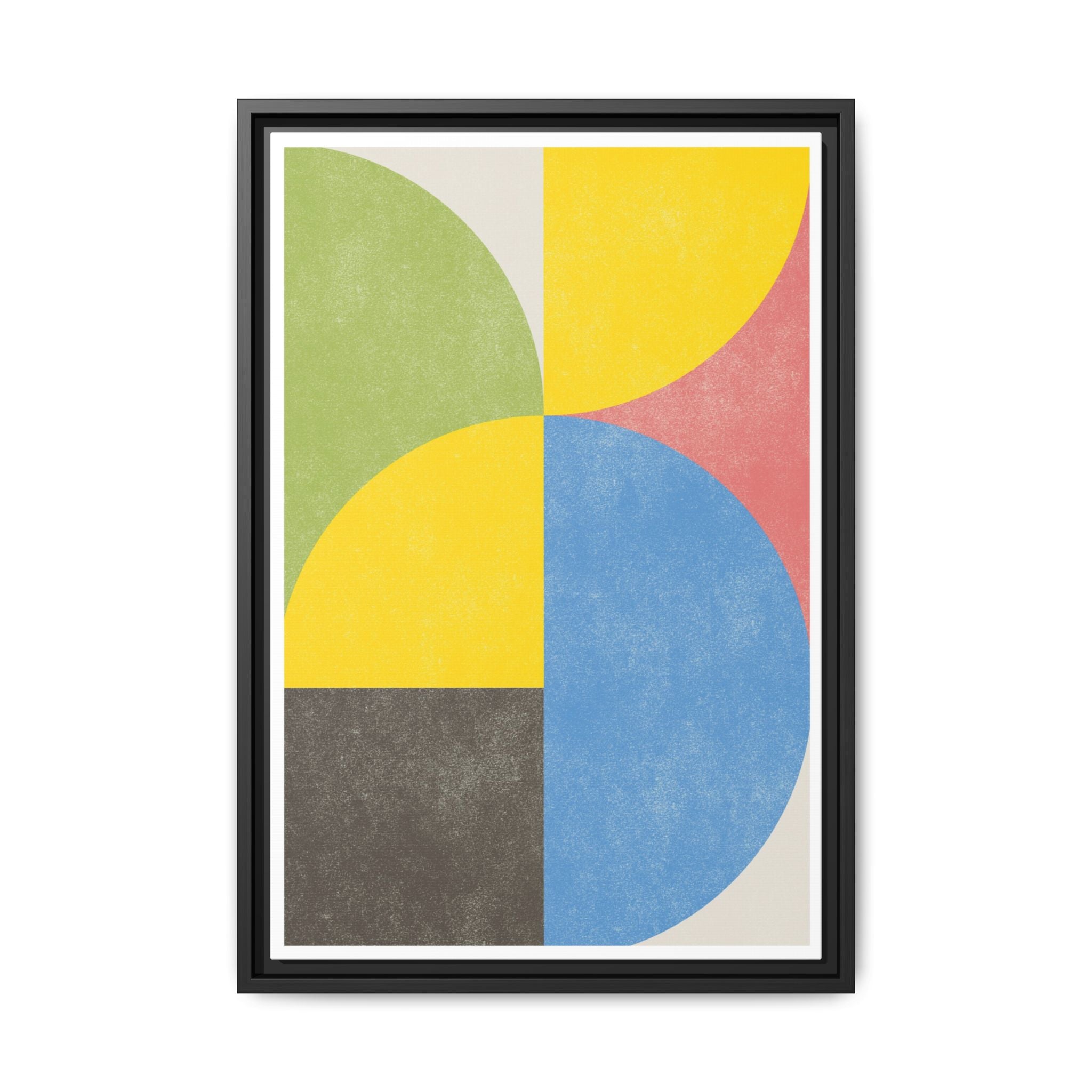 Pastel Orbit Rhythm - Framed