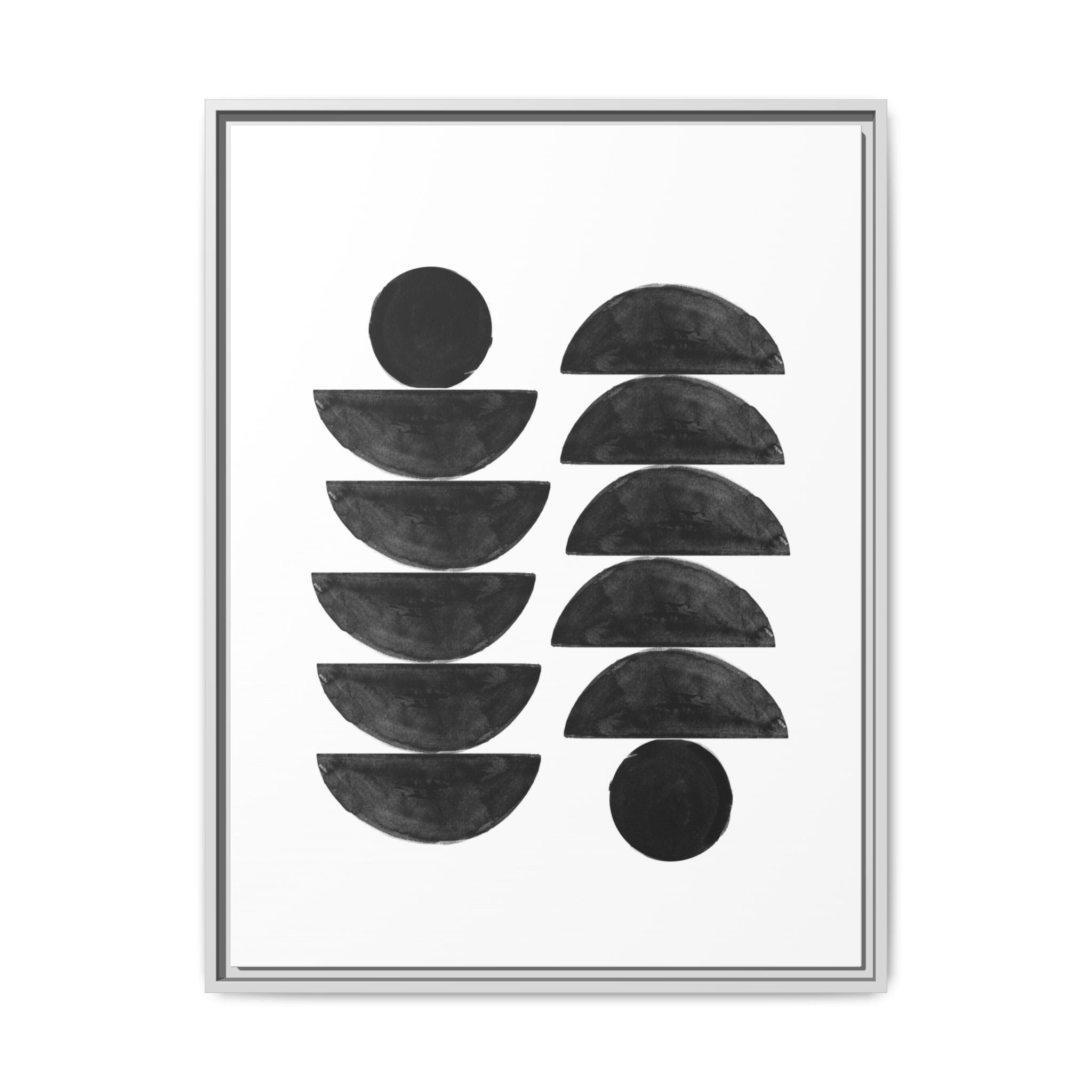 Obsidian Balance Echoes - Framed