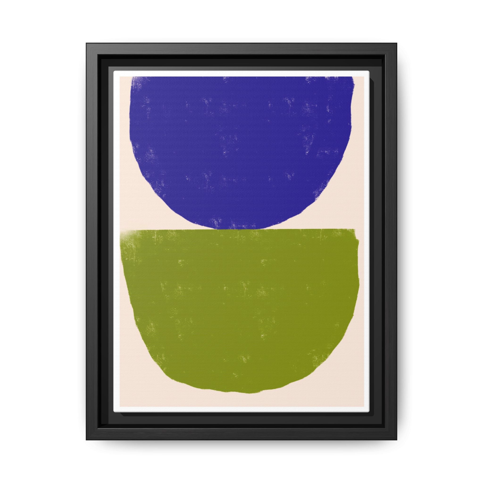 Cobalt Meadow Balance - Framed