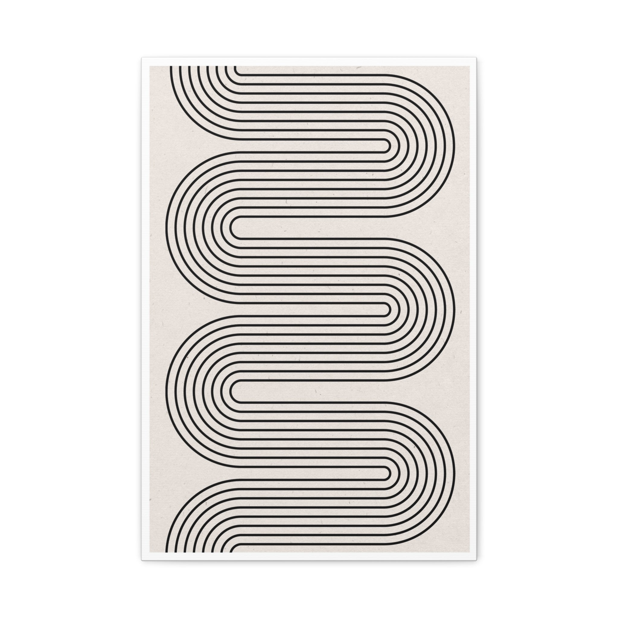 Monoline Rhythm Cascade - Canvas