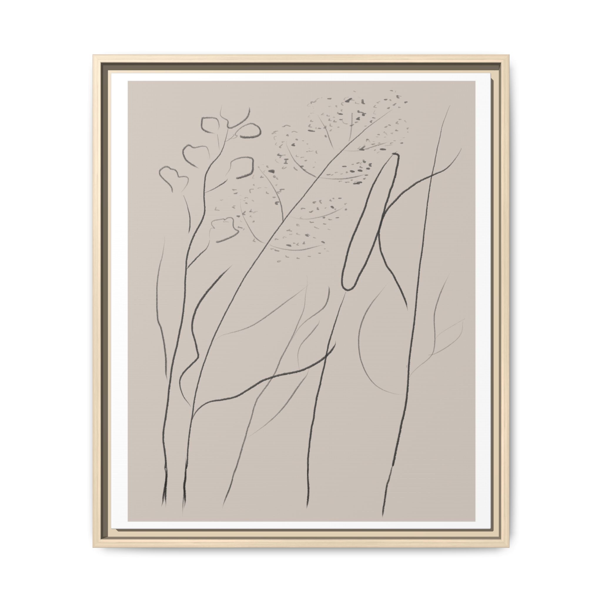 Quiet Woodland Traces - Framed