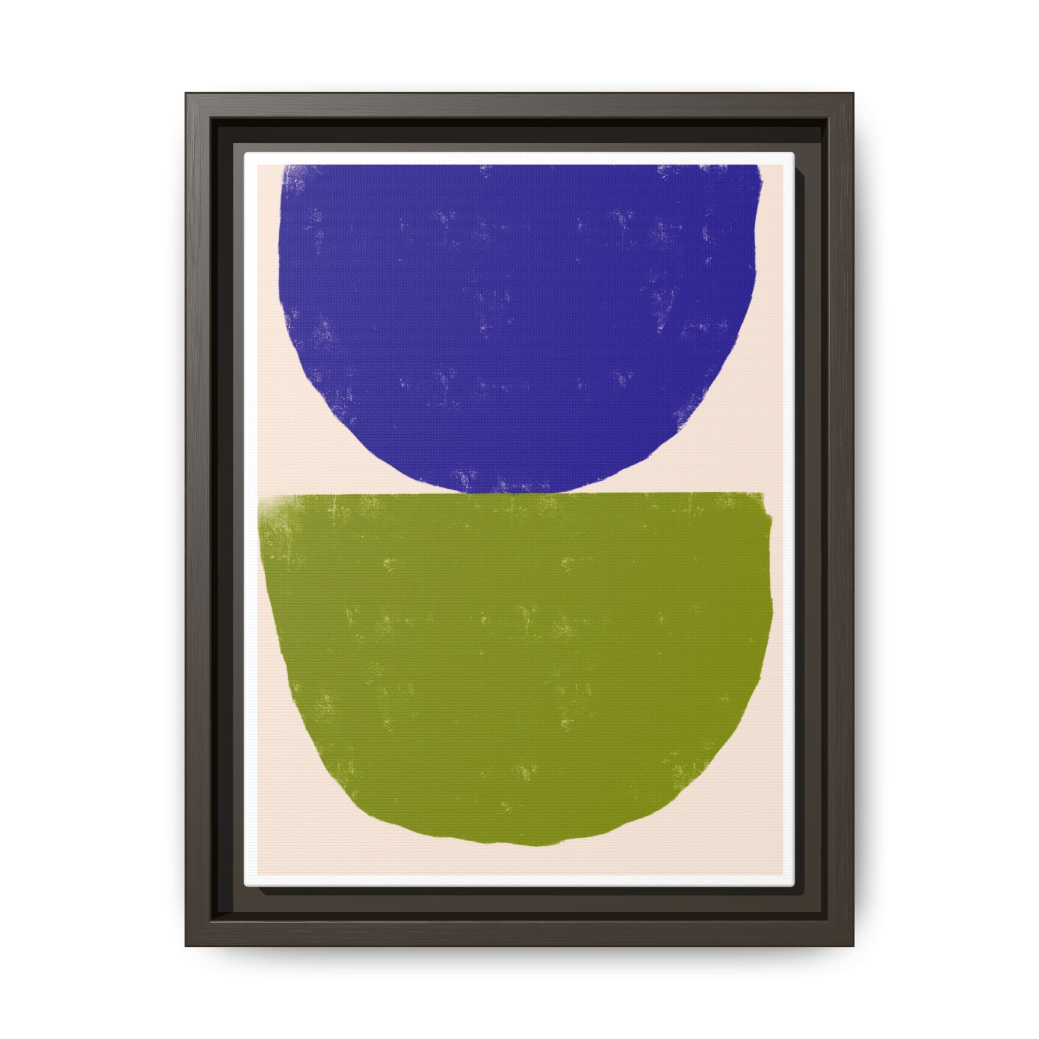 Cobalt Meadow Balance - Framed